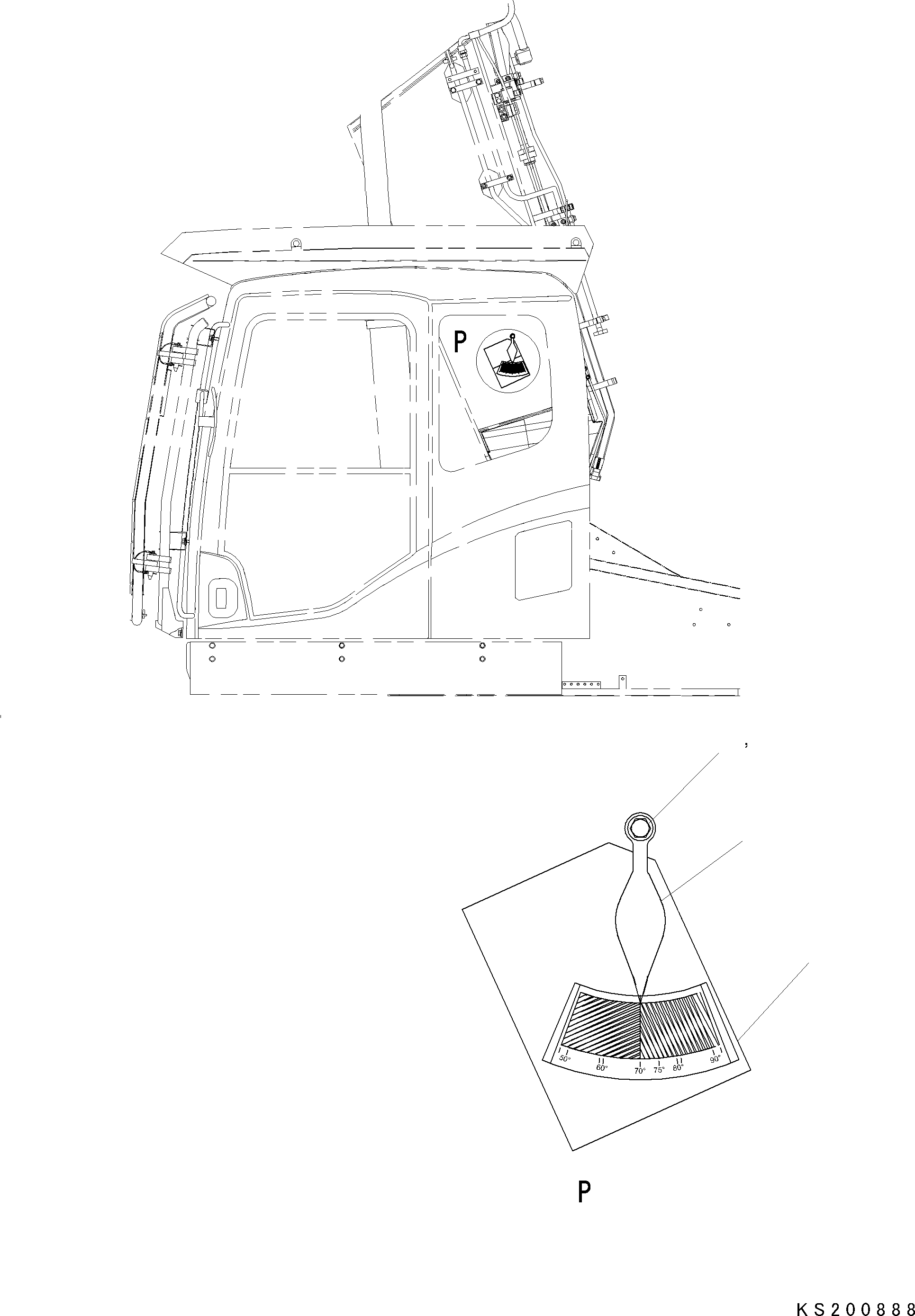 Пластина 208-00-KA130 KOMATSU