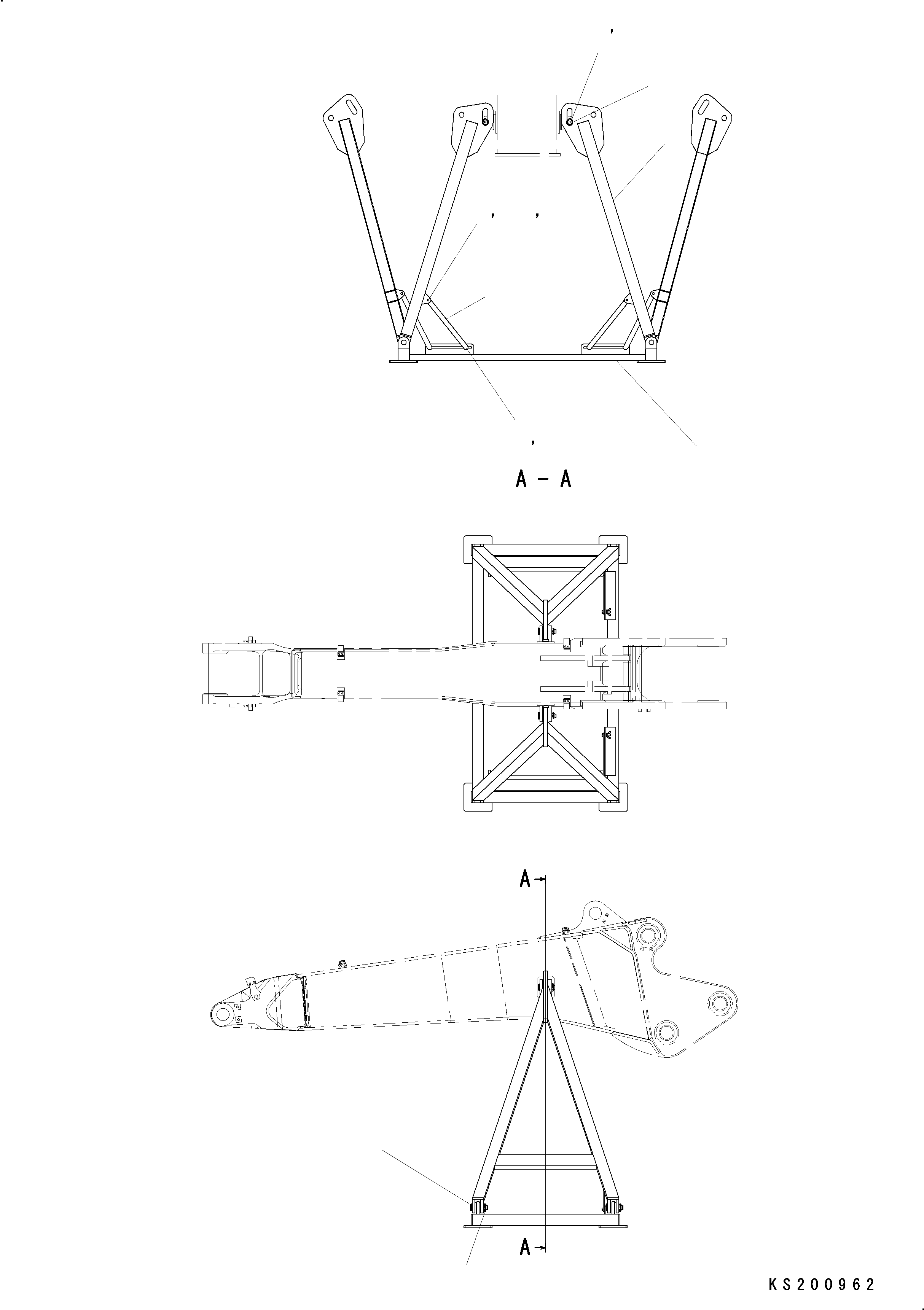 STAND, FRAME 208-818-KC40 KOMATSU