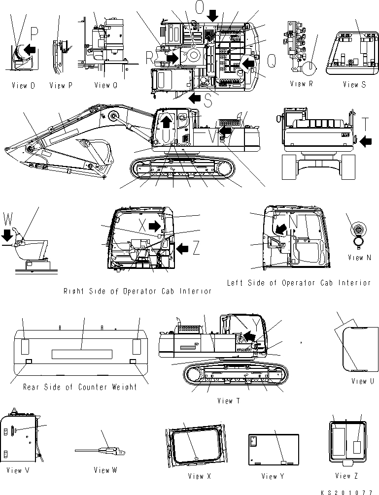 PLATE, LIFT CAPACITY 207-00-76871 KOMATSU