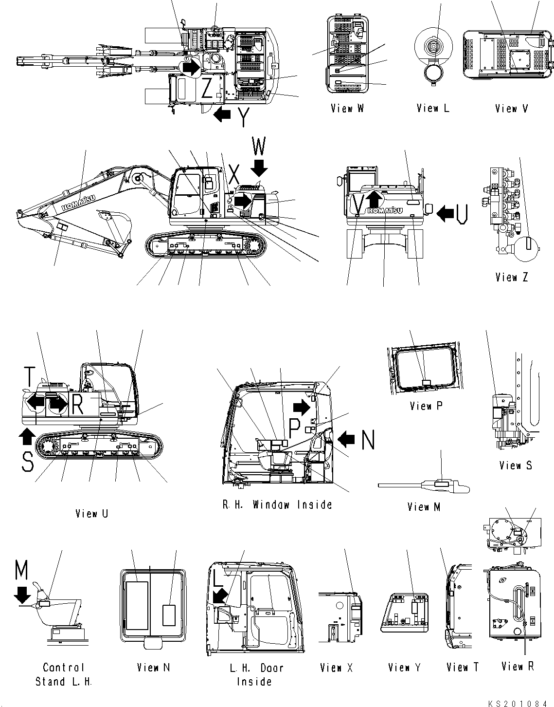 Plate, Mark, Machine Model 21K-00-71550 KOMATSU