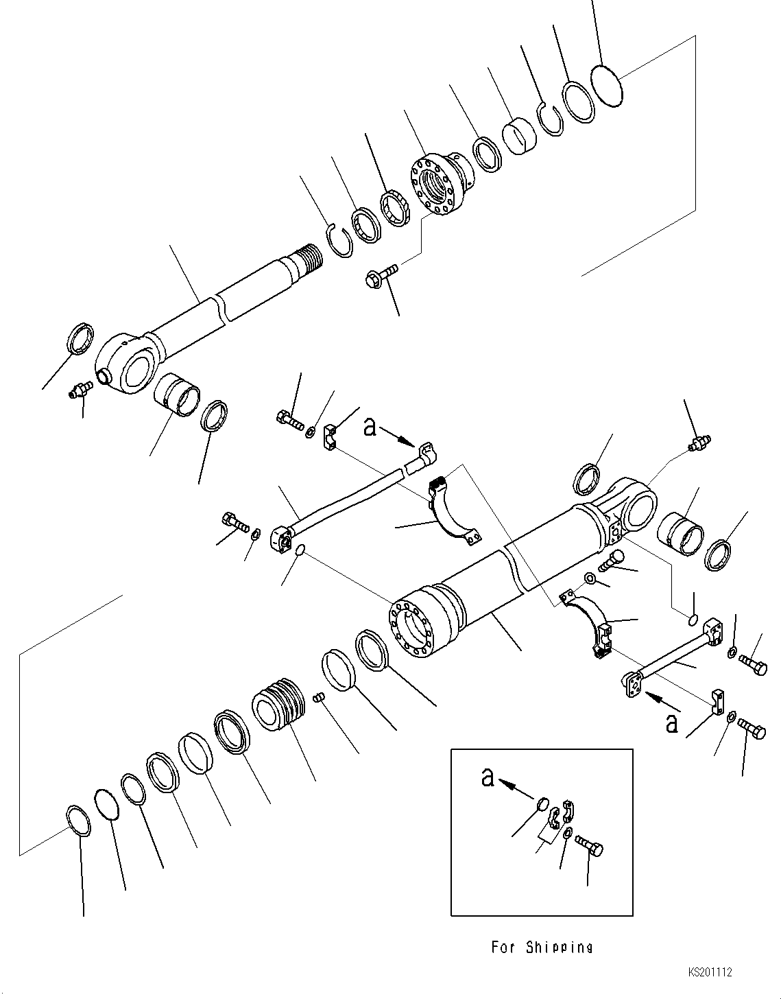 Головка цилиндра 207-27-15620 KOMATSU