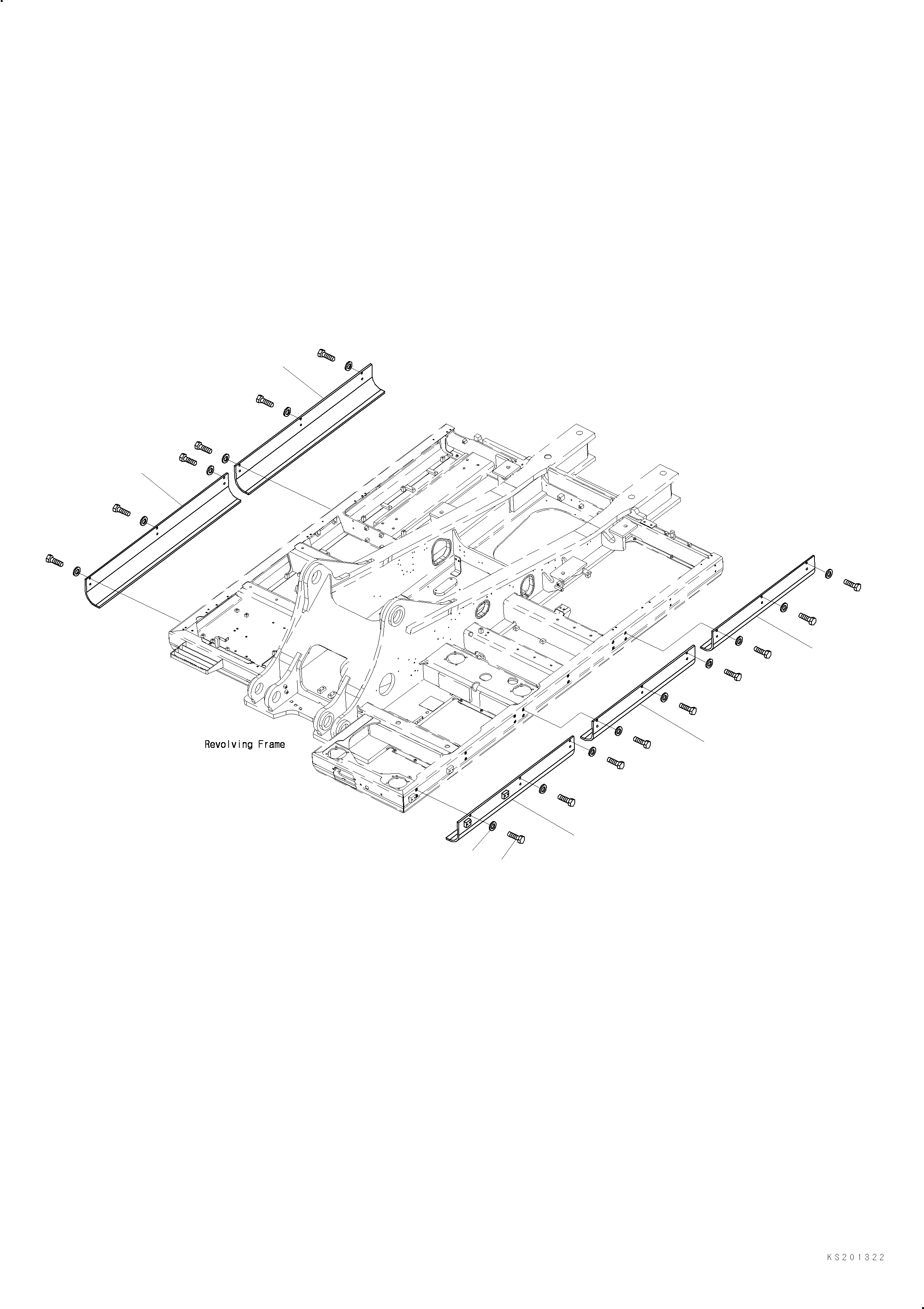 Ограждение 208-54-K2510 KOMATSU