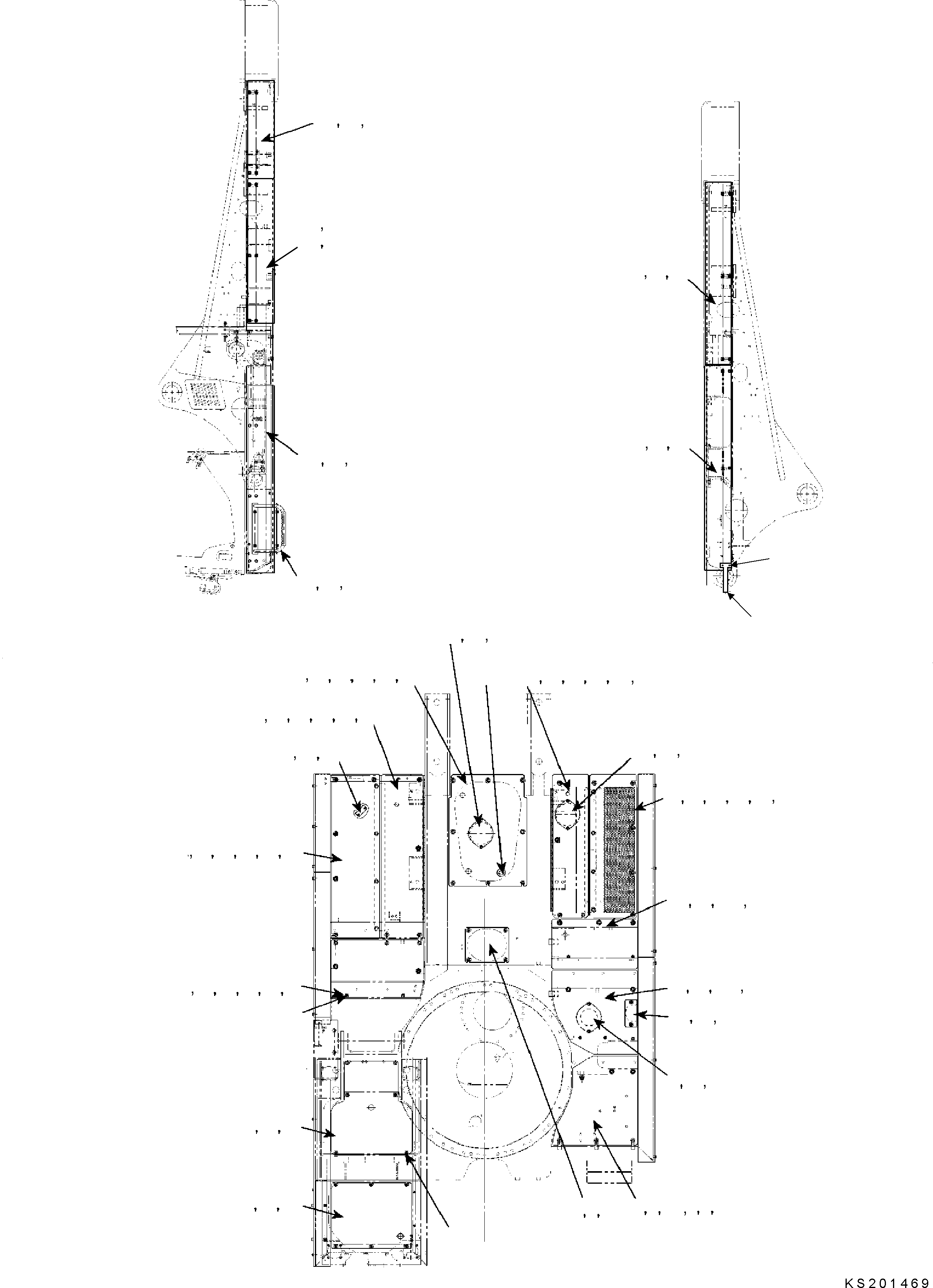 Крышка 208-54-KA320 KOMATSU