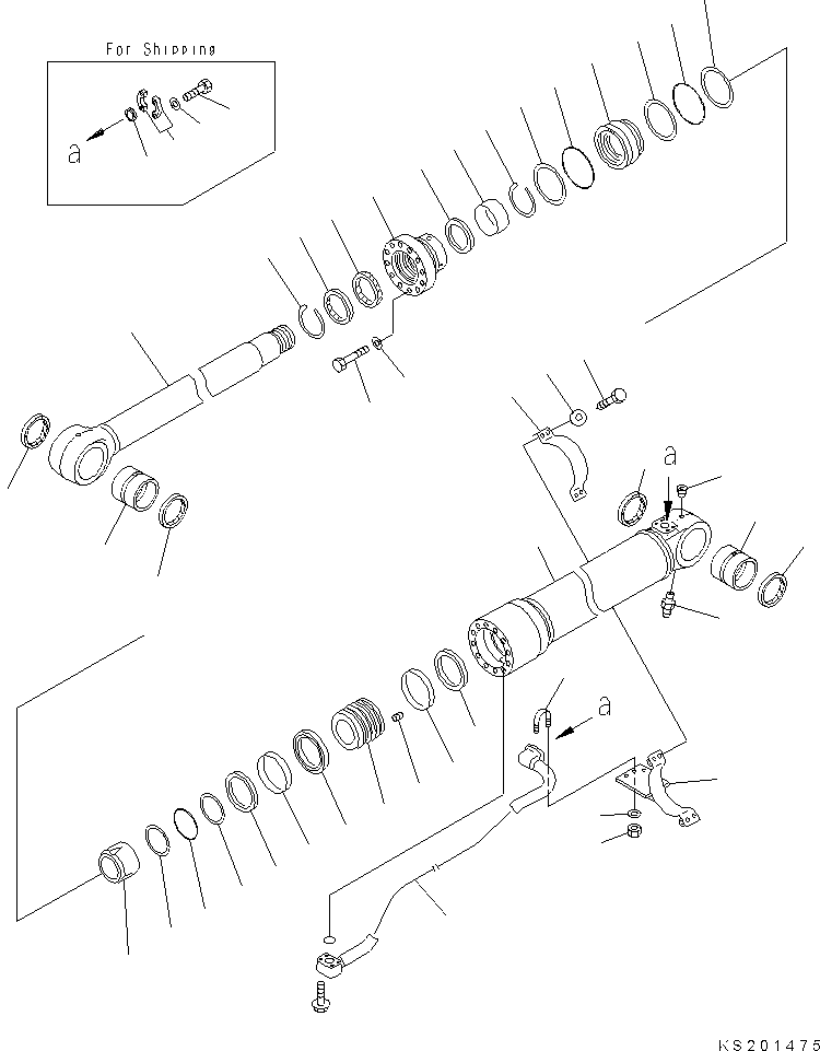Болт 07272-21035 KOMATSU