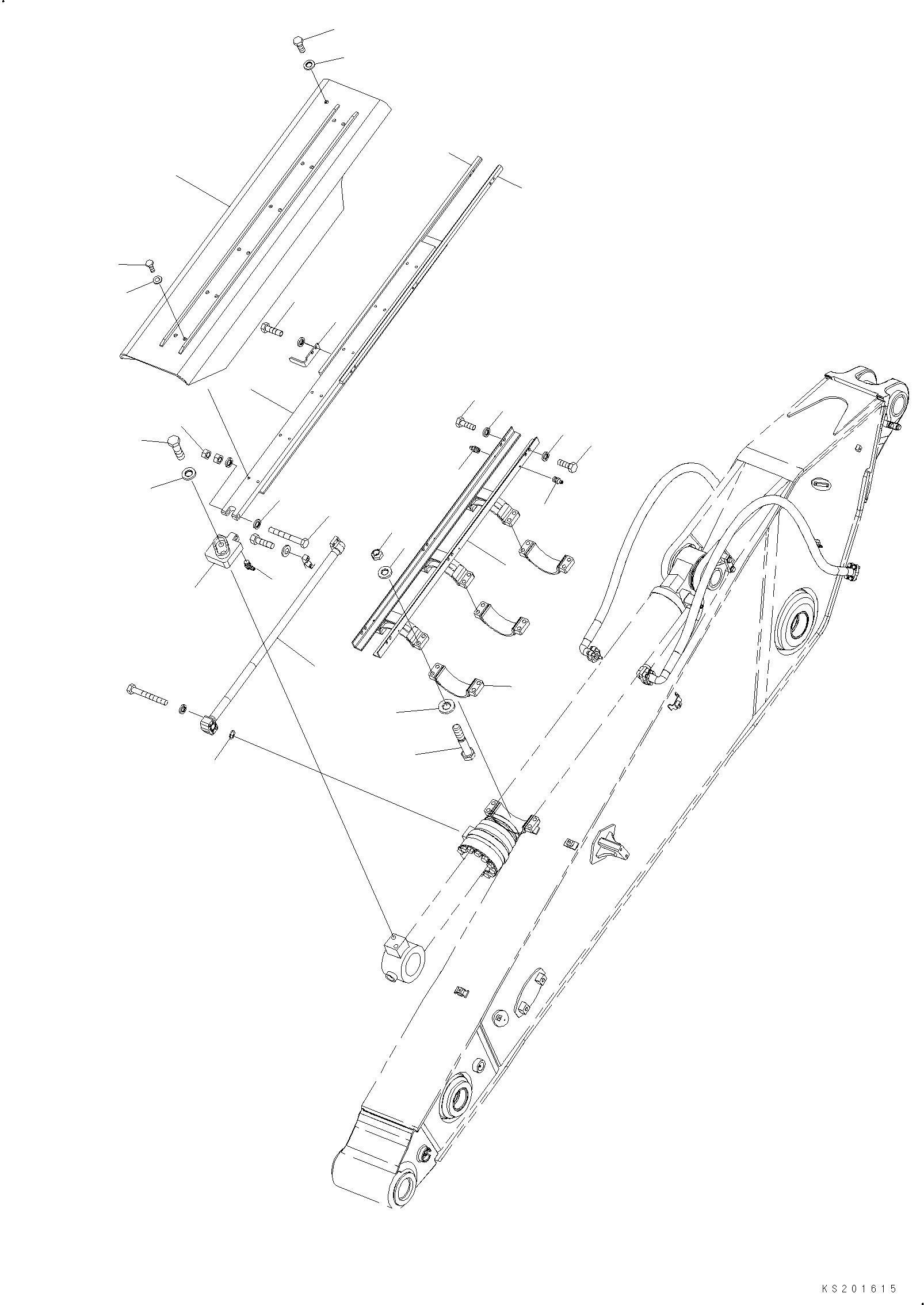 Планка 208-70-KE760 KOMATSU
