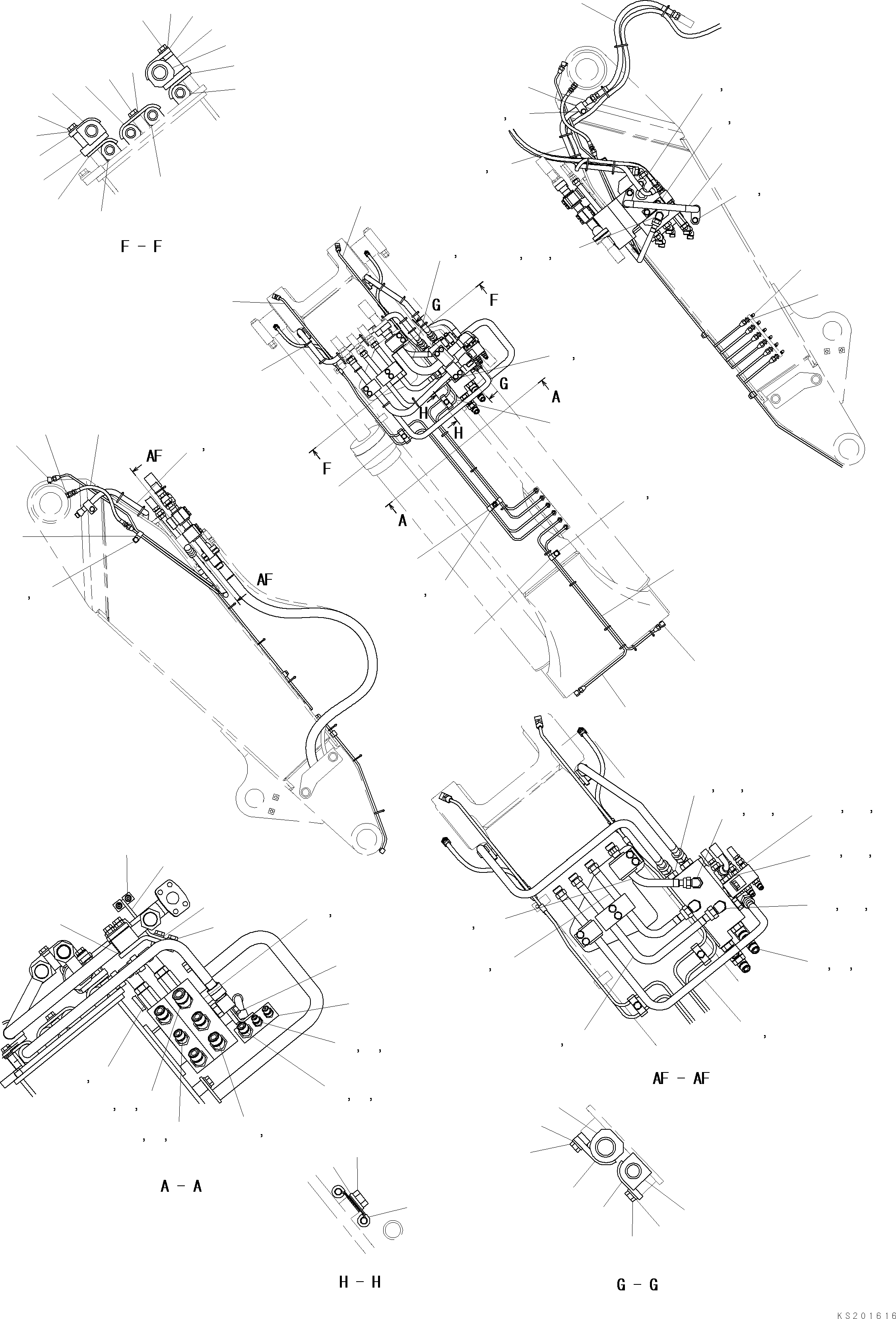 Блок 22B-70-KA110 KOMATSU