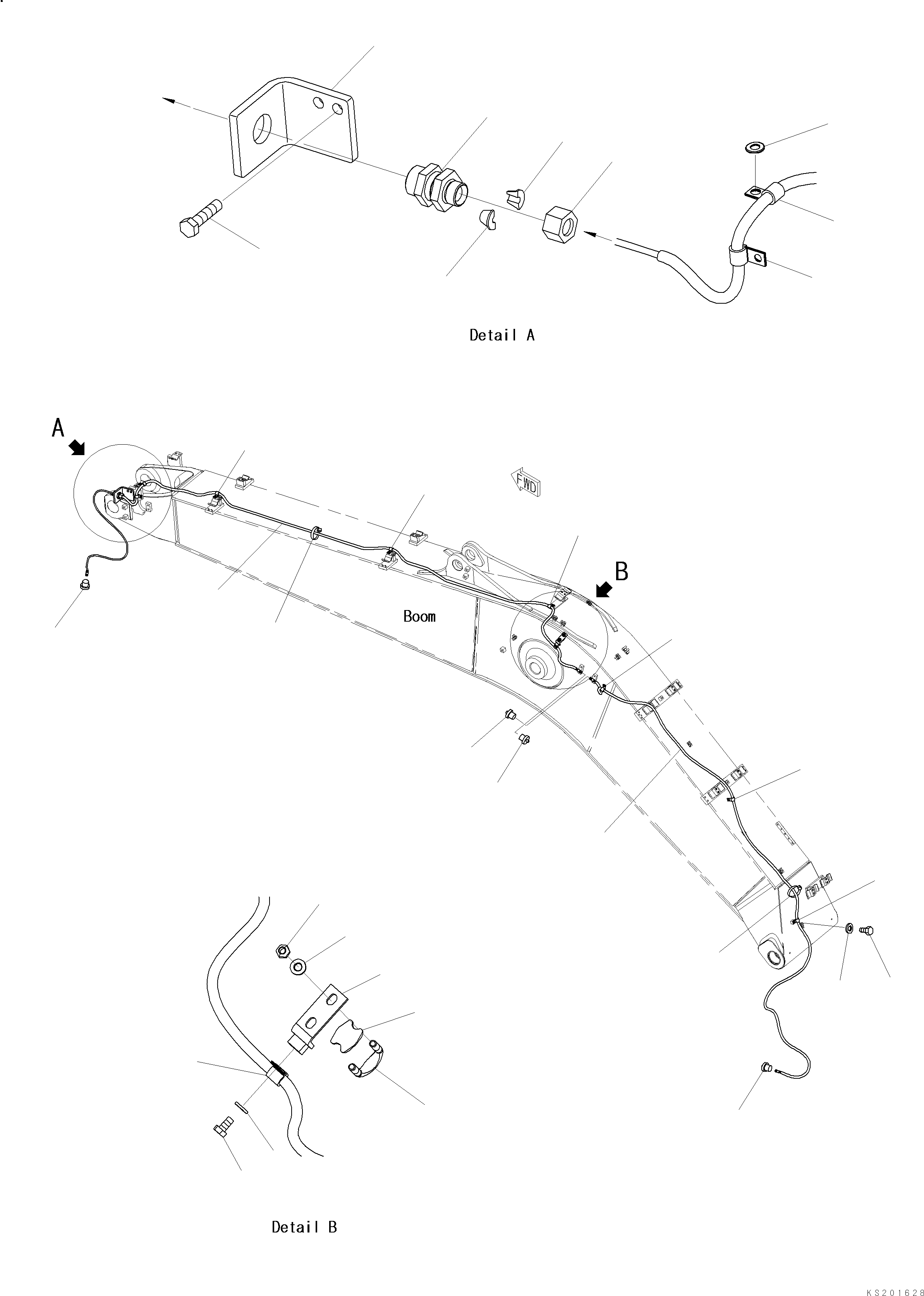 Кабель 2A5-06-K1150 KOMATSU