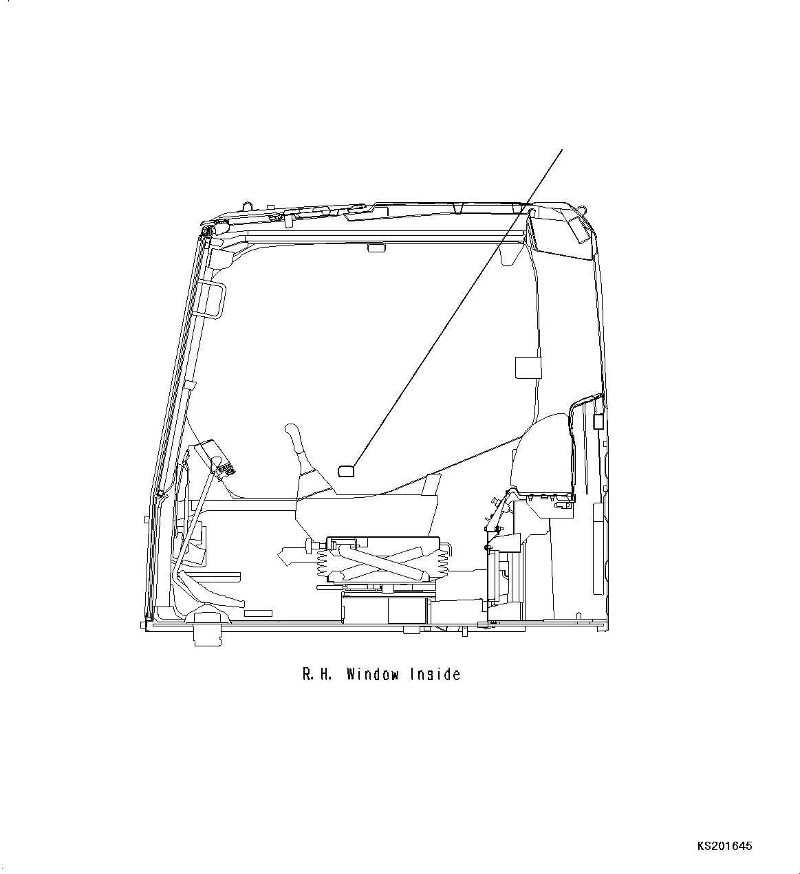 Plate, Window Raise 2A5-00-K1010 KOMATSU