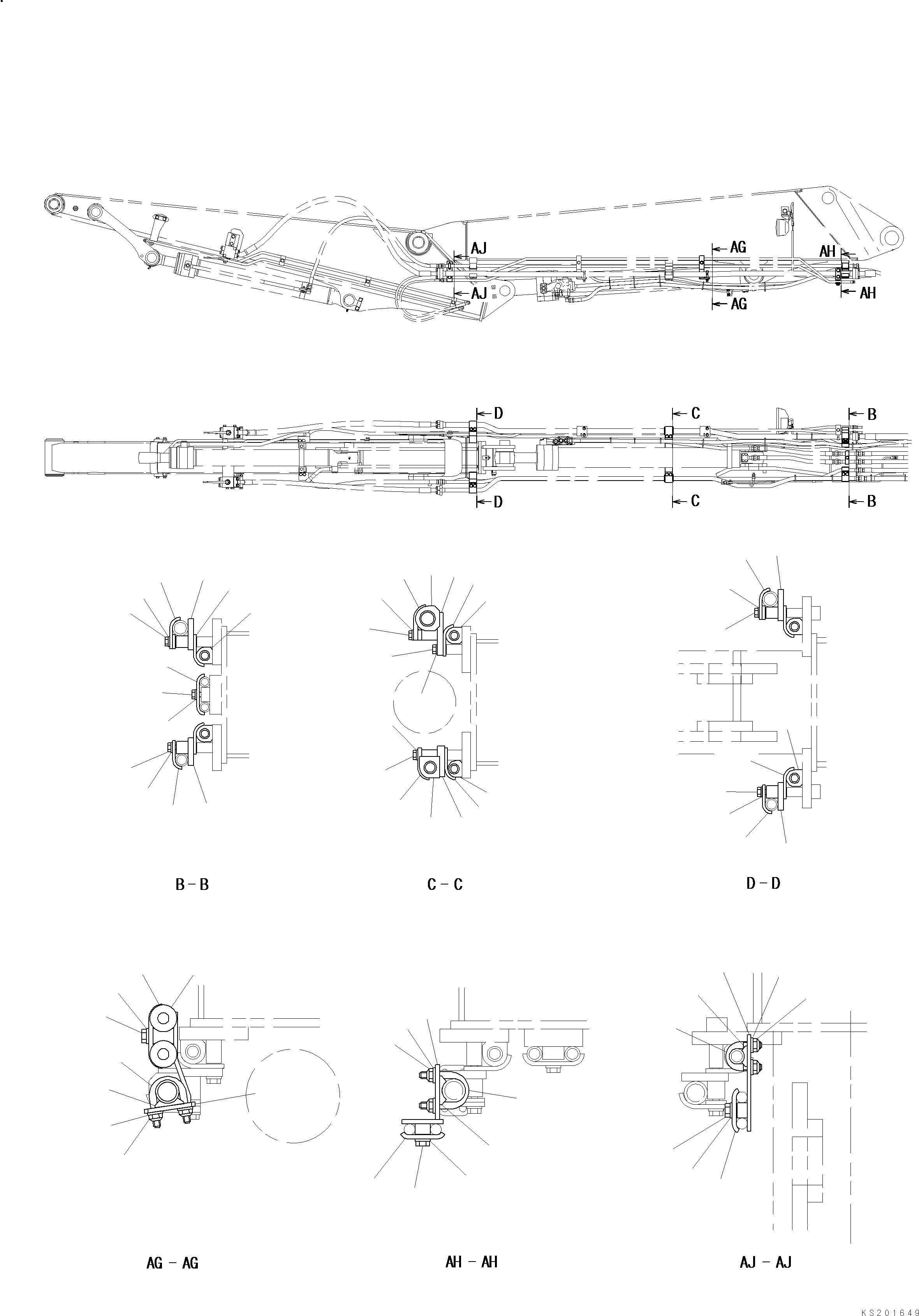 Хомут 201-97-36730 KOMATSU