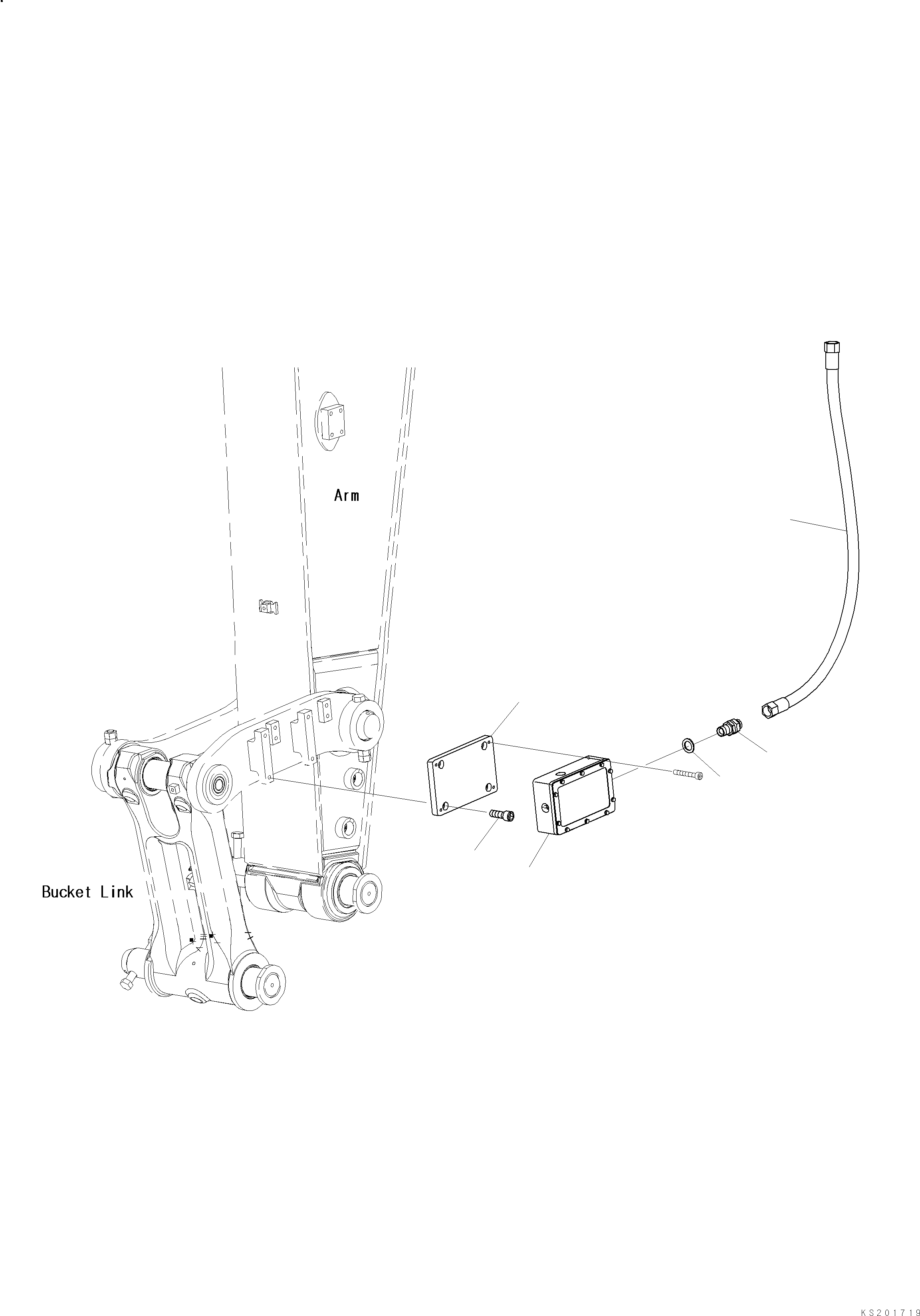 Шланг 206-70-K3461 KOMATSU