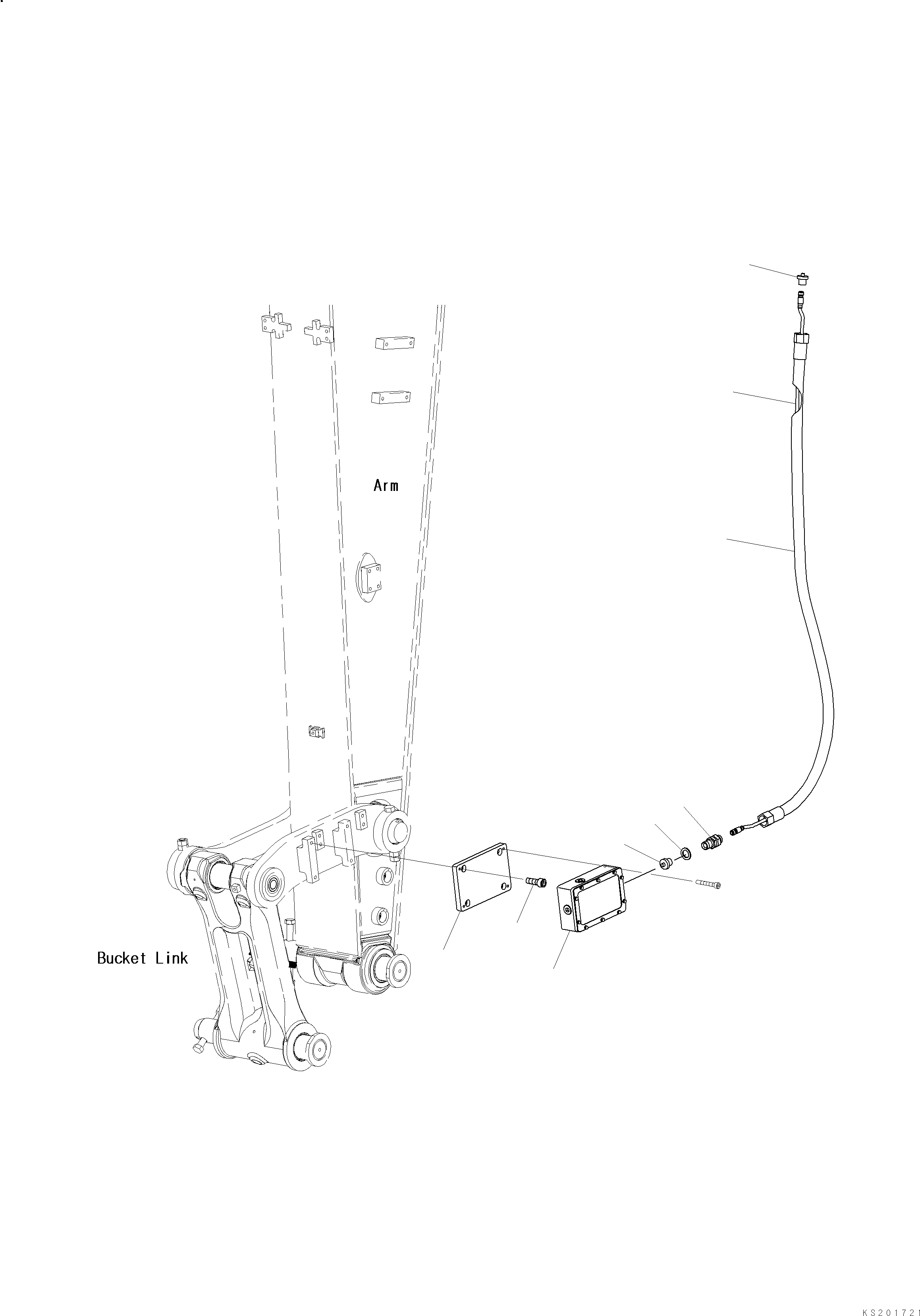 Кабель 206-06-K1340 KOMATSU
