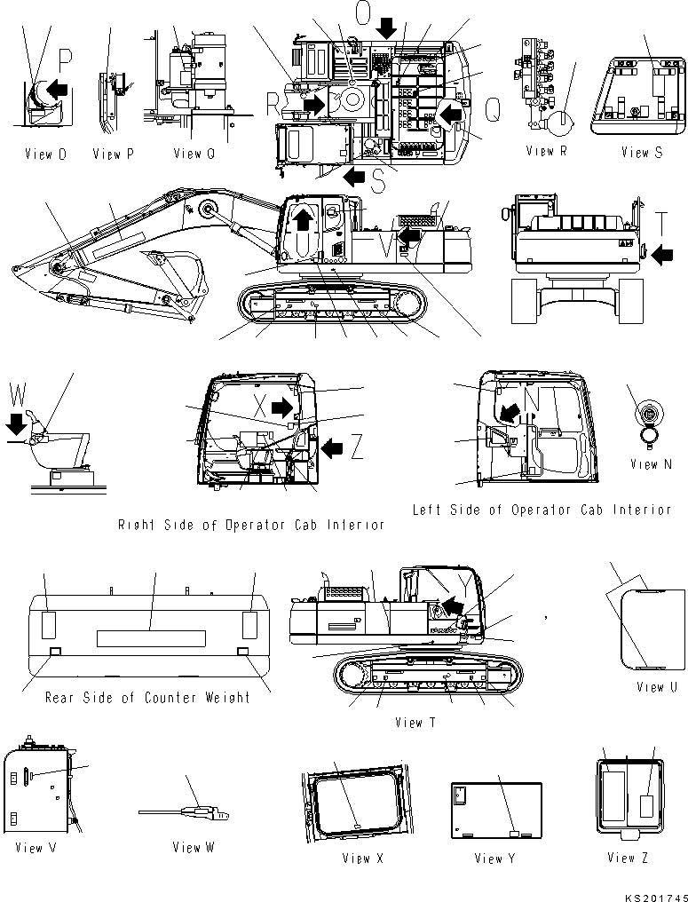 DECAL KIT 207-00-K1939 KOMATSU