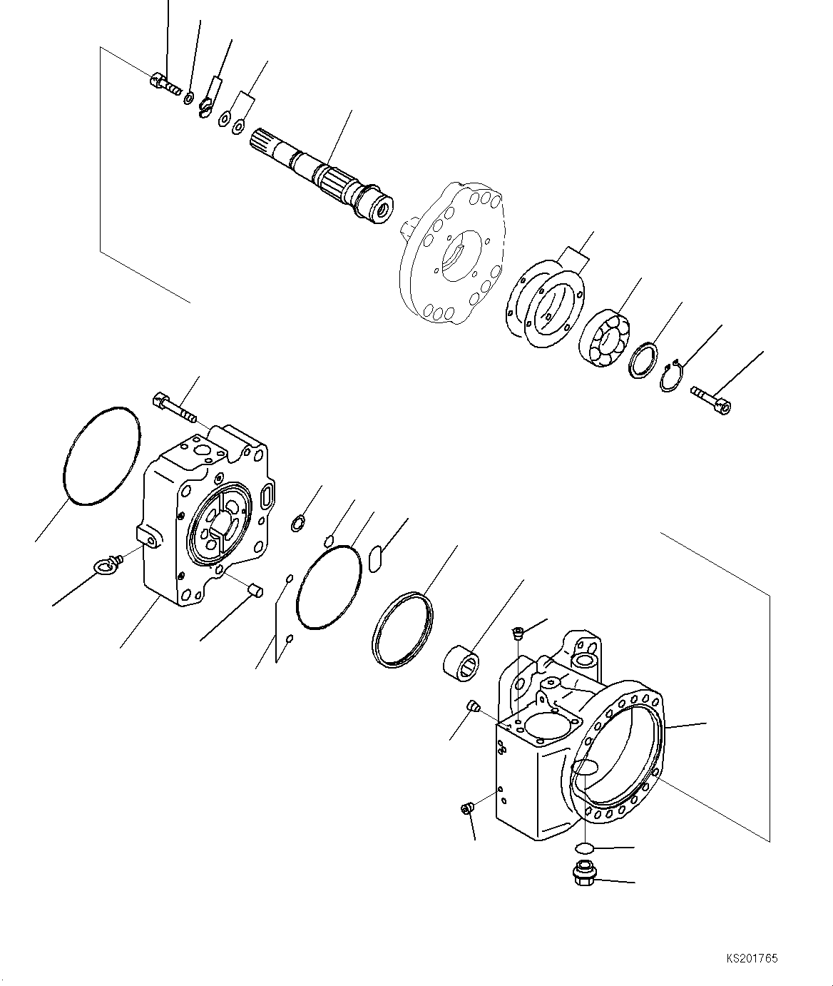 CASE ASS'Y,REAR 708-2L-04960 KOMATSU