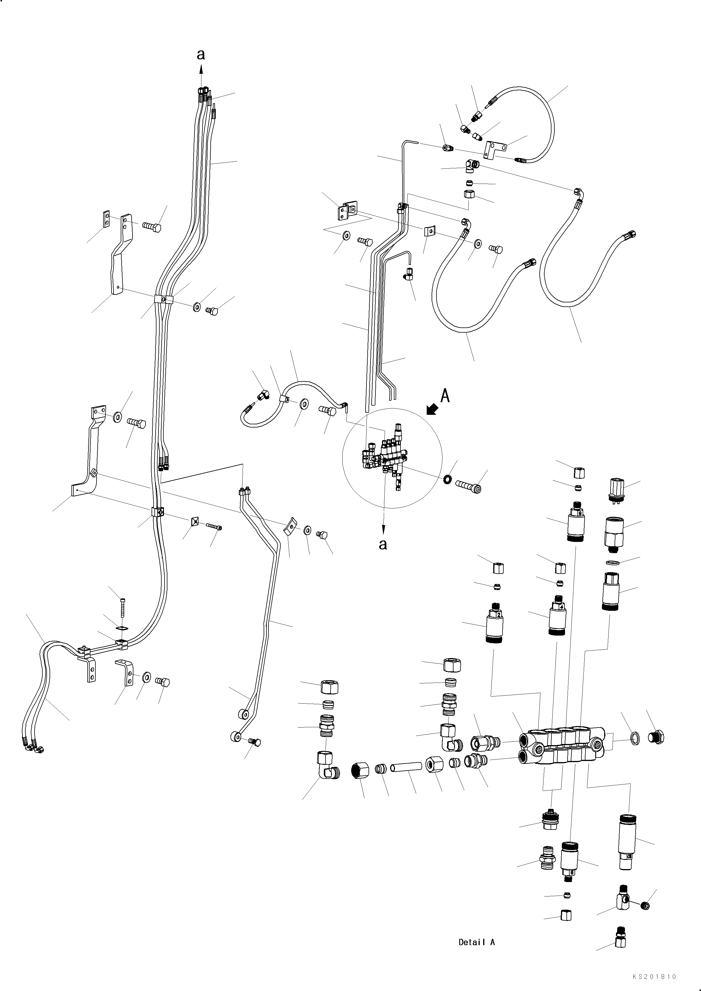 Шланг 2A5-70-K1920 KOMATSU