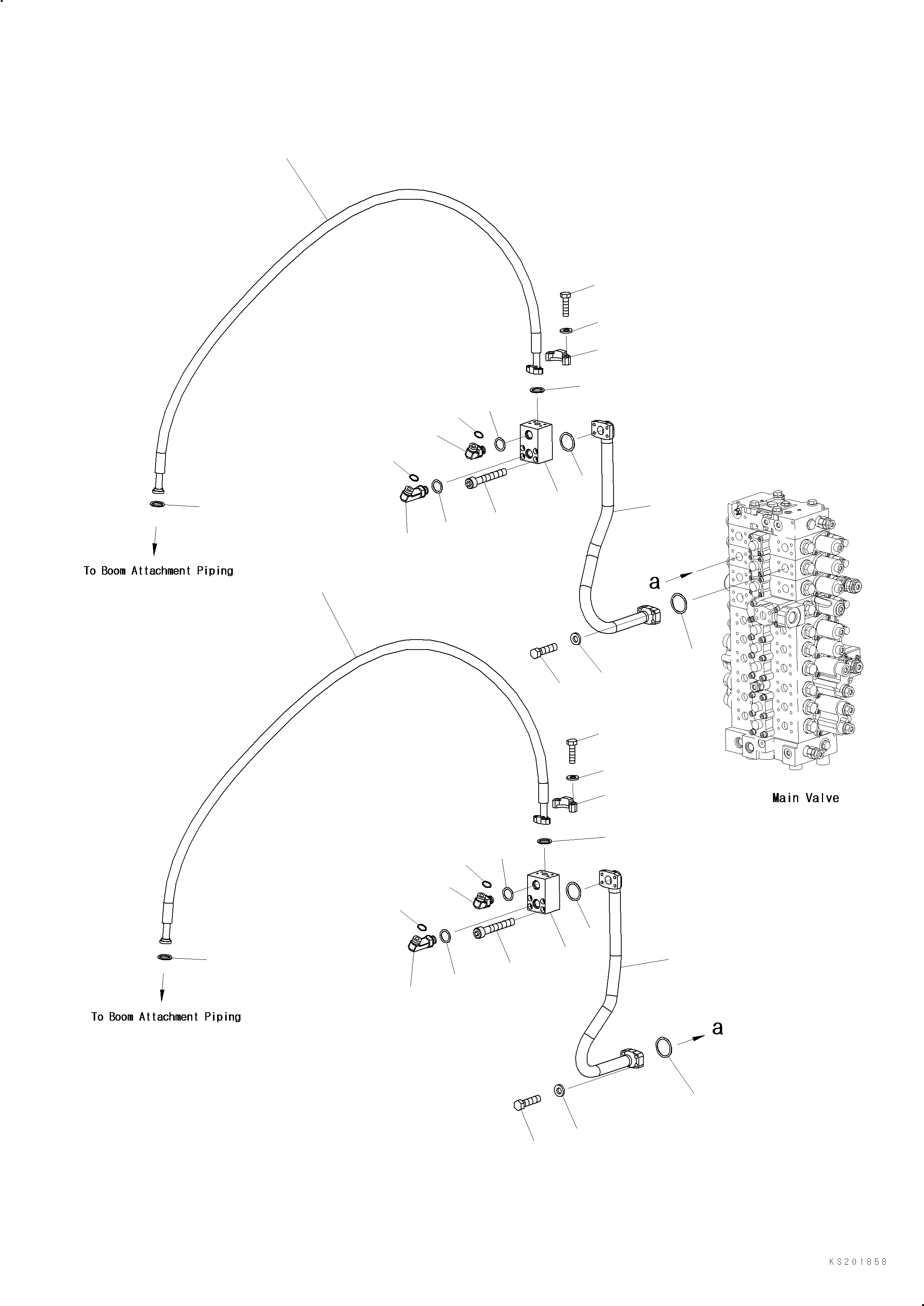 Шланг 07099-00524 KOMATSU