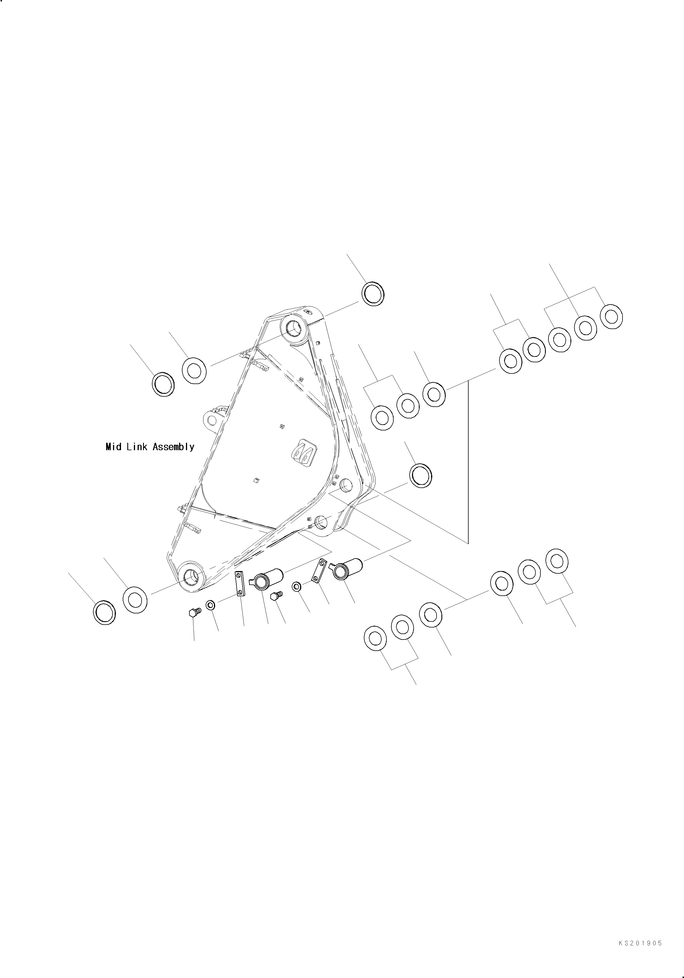 Палец 208-70-84590 KOMATSU