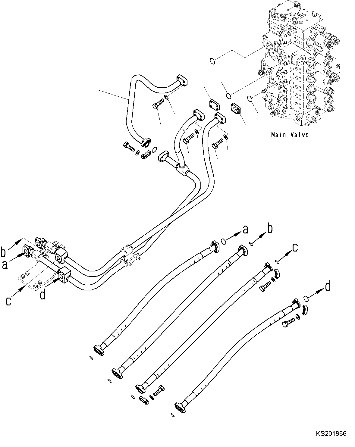 Фланец 207-62-KD191 KOMATSU