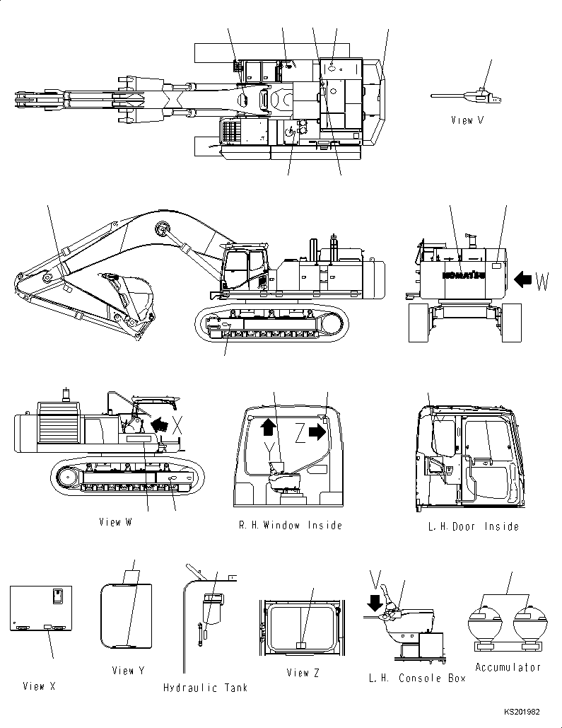 Decal Kit 209-00-K1312 KOMATSU