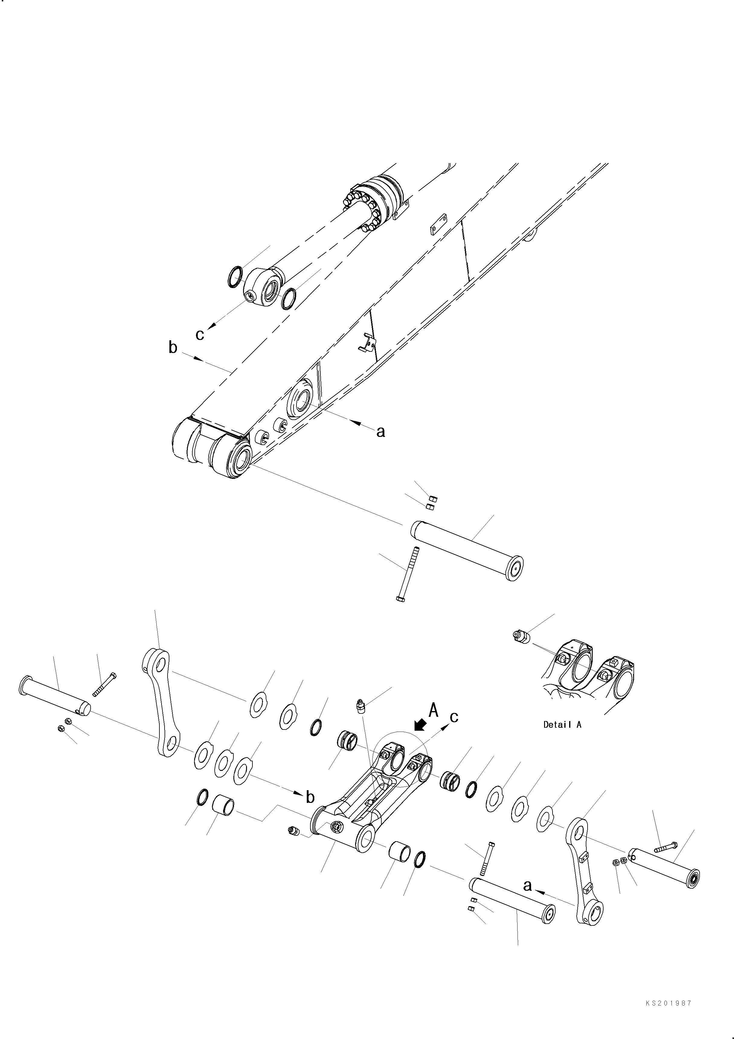 Болт 20Y-70-3240 KOMATSU