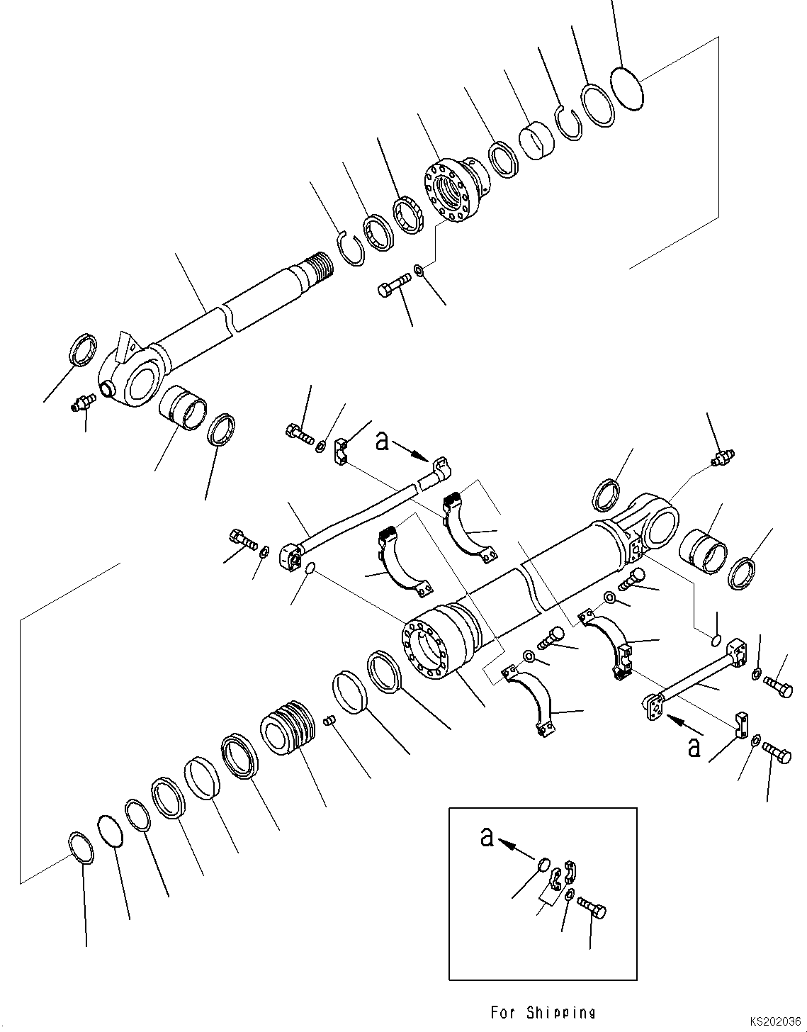 Трубка 707-86-01800 KOMATSU