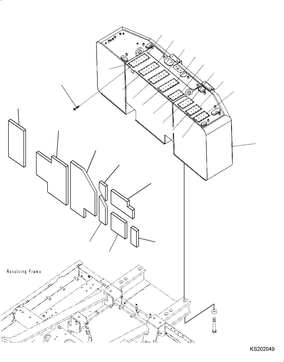 Пластина 22U-00-2811 KOMATSU