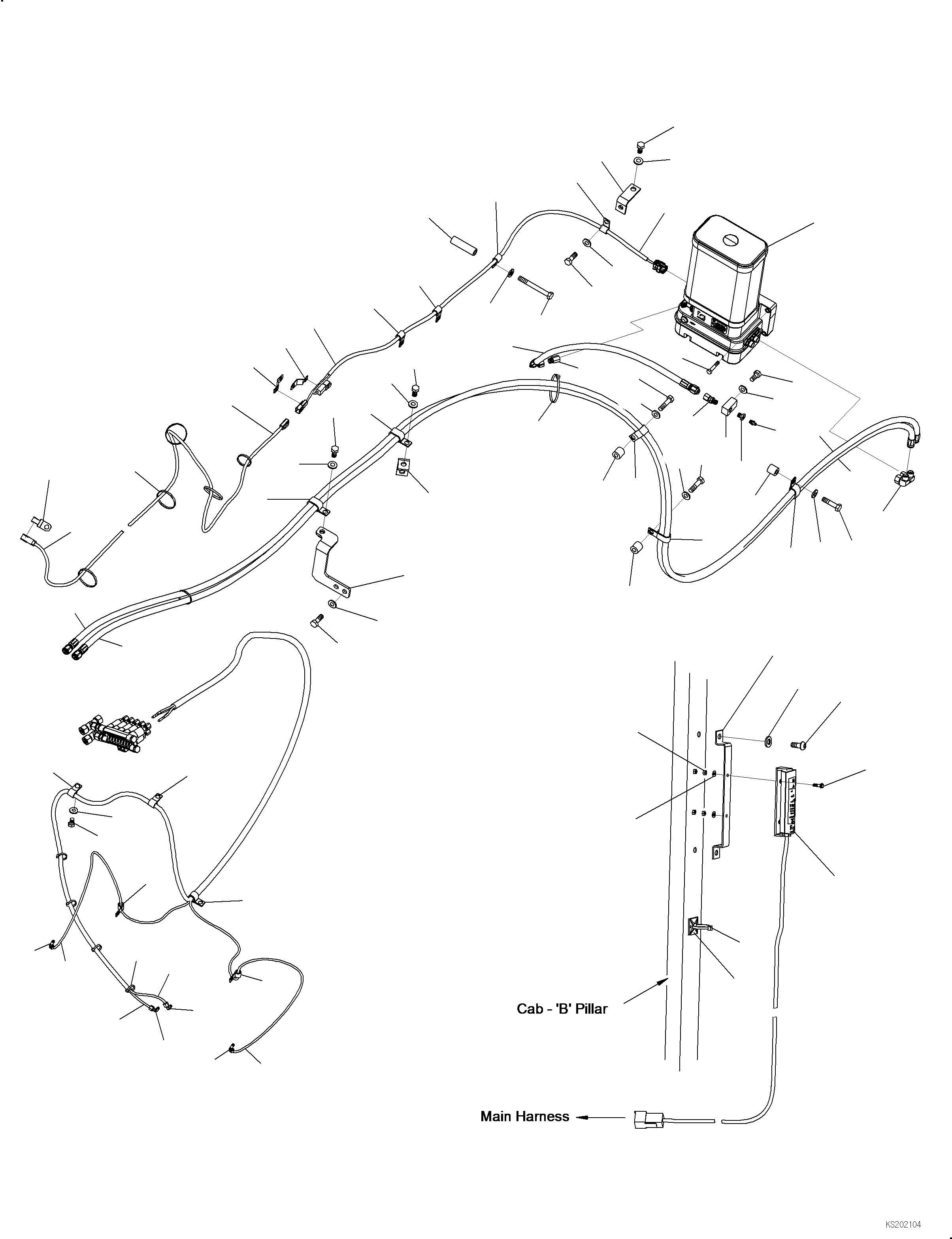 Шланг 207-70-KM450 KOMATSU