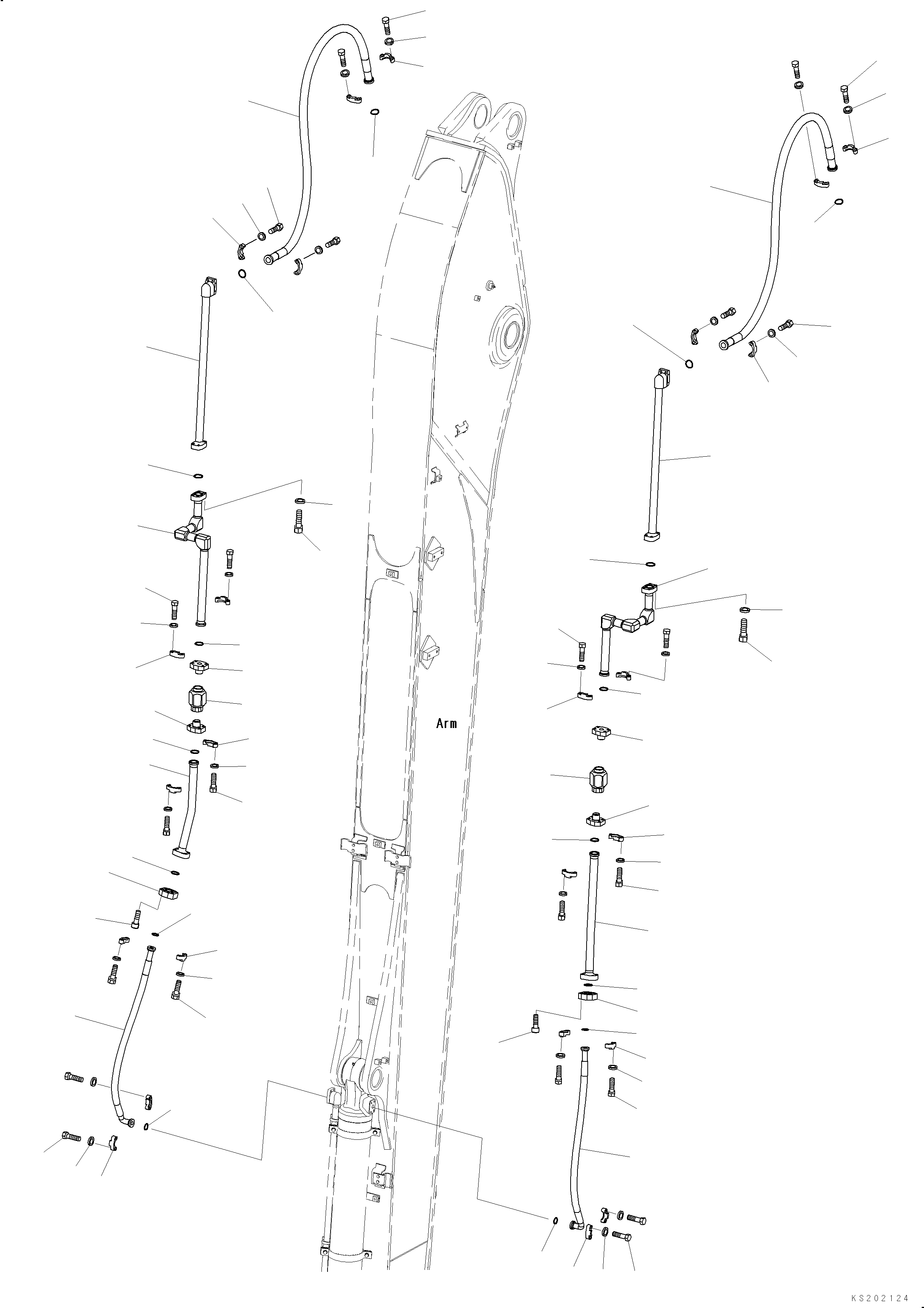 Шланг 07098-210A9 KOMATSU