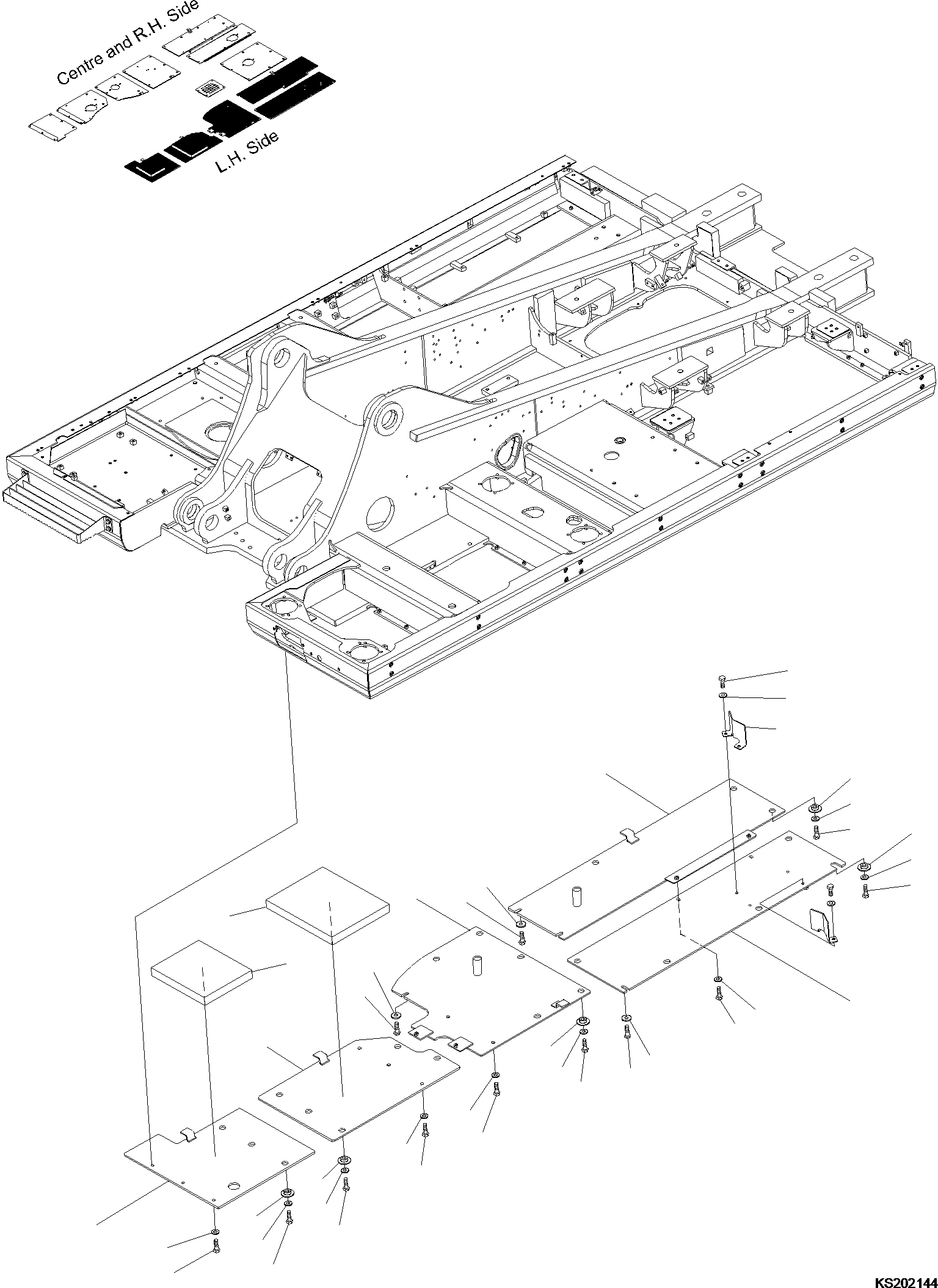 Крышка 2A7-54-K1060 KOMATSU
