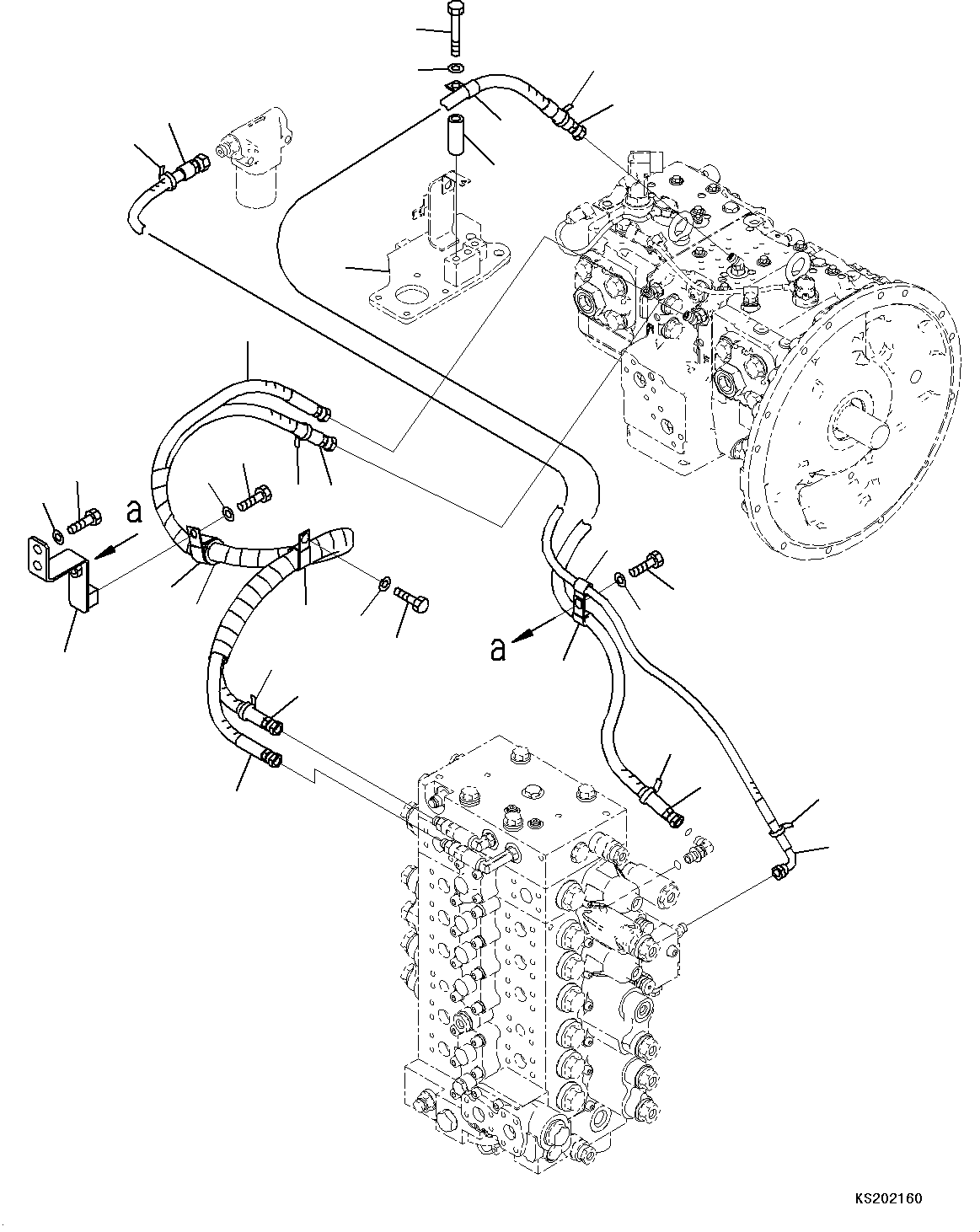 Шланг в сборе 2A6-62-12660 KOMATSU