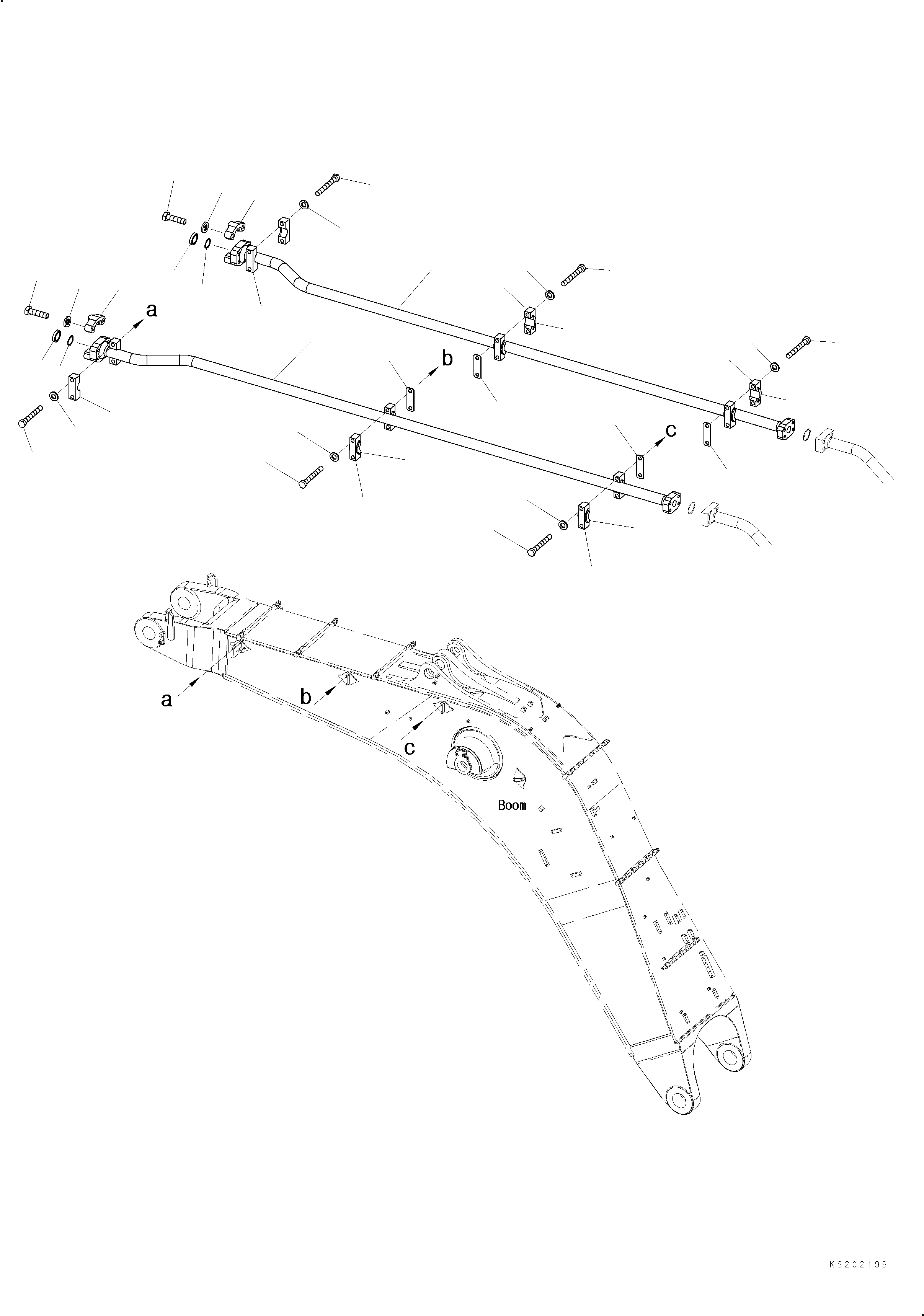 Хомут 209-62-81990 KOMATSU