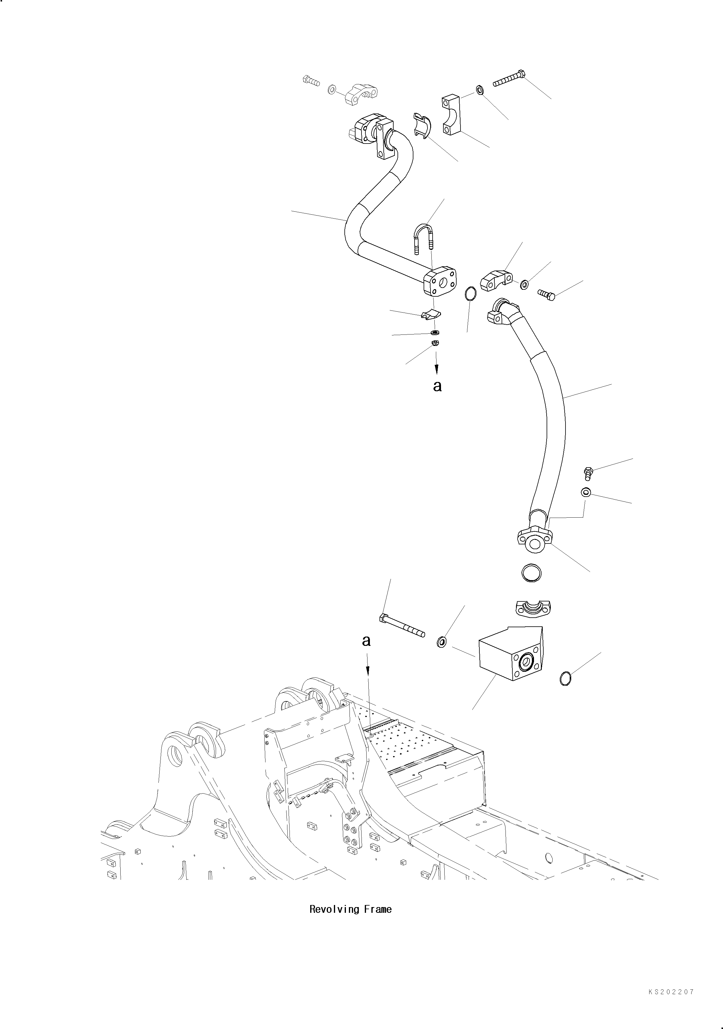 Шланг 07097-01210 KOMATSU
