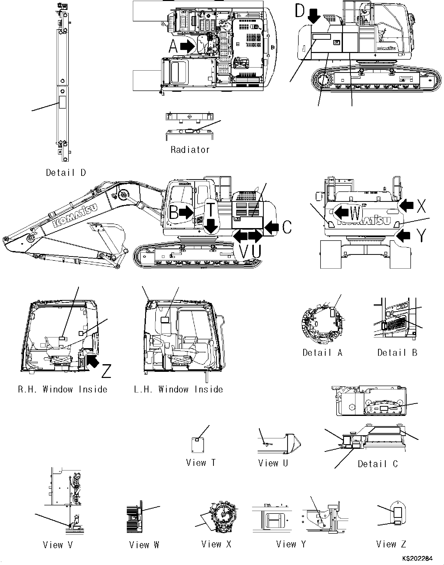 Plate, PLUS 2A5-00-K1270 KOMATSU