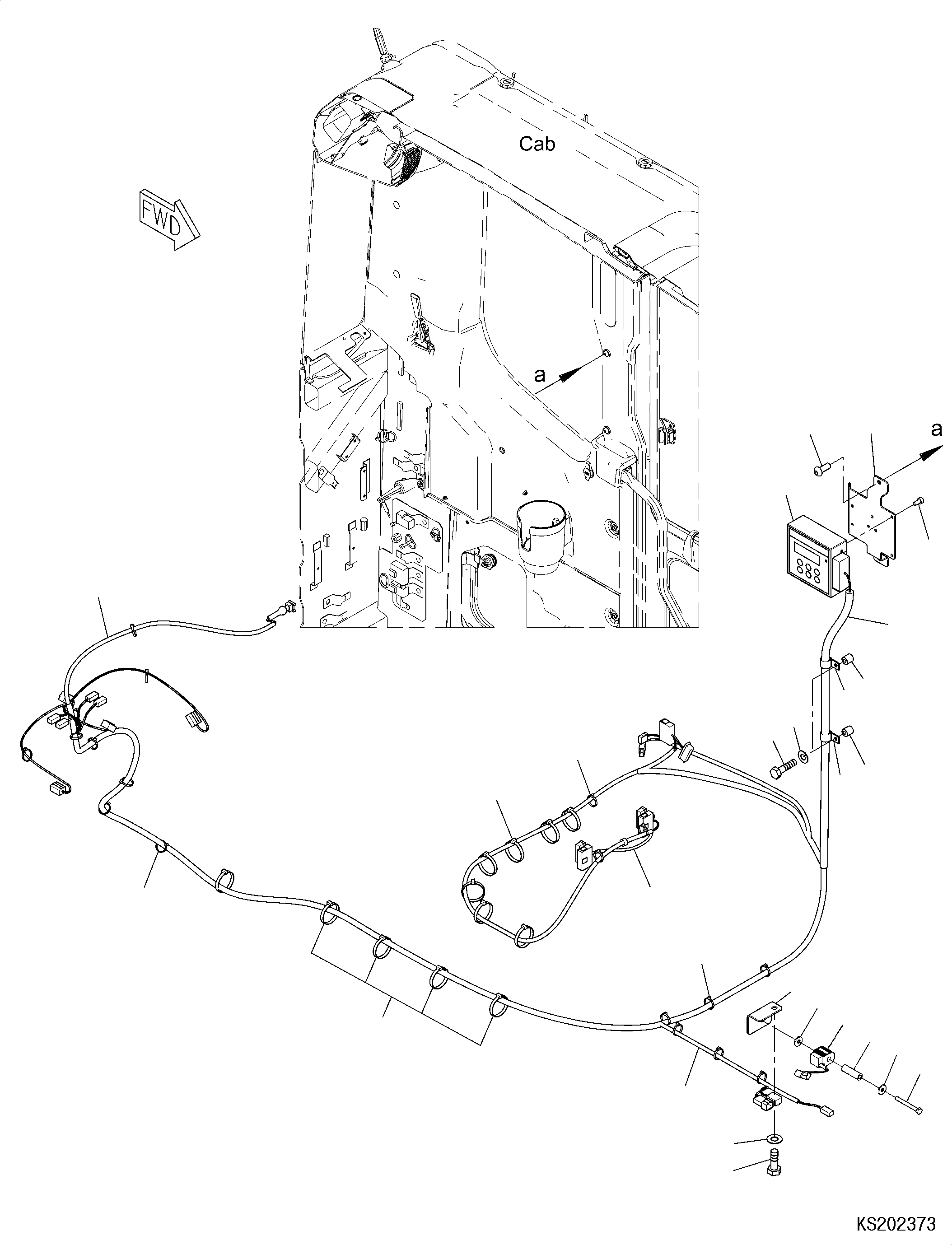 Жгут проводов 2A6-06-K2140 KOMATSU