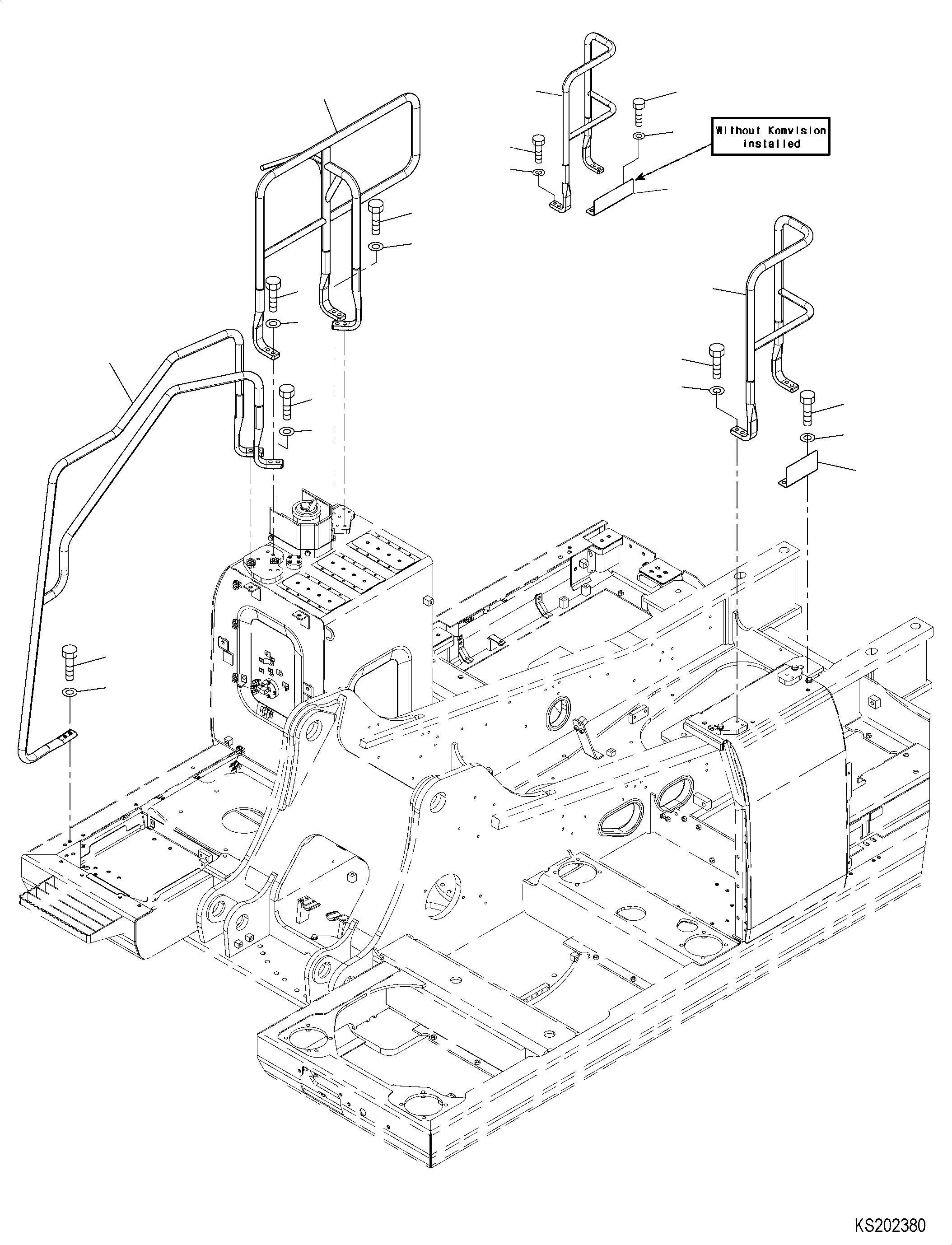 Поручень 2A5-54-K2340 KOMATSU