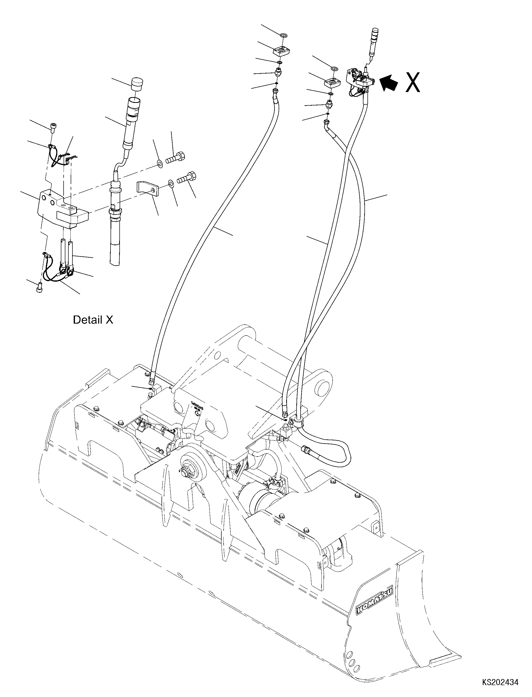 Жгут проводов 2A5-06-K2372 KOMATSU
