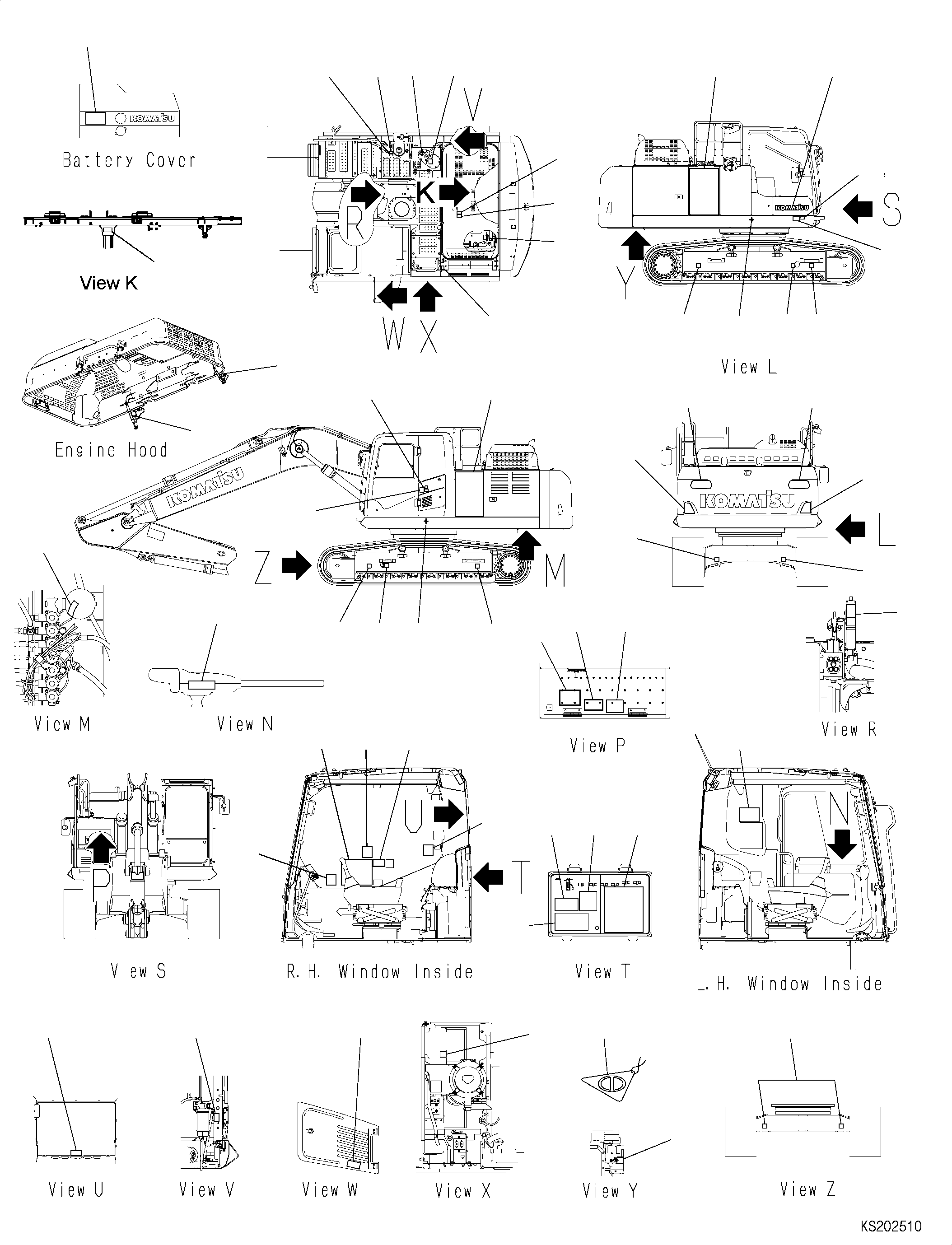 Plate, (NLC) 2A5-00-K1280 KOMATSU