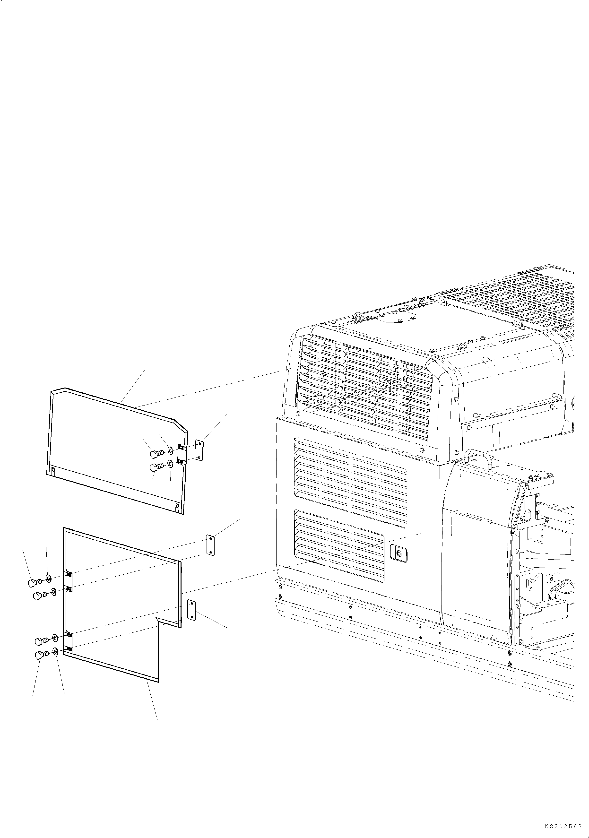 Сетка 208-54-K5620 KOMATSU