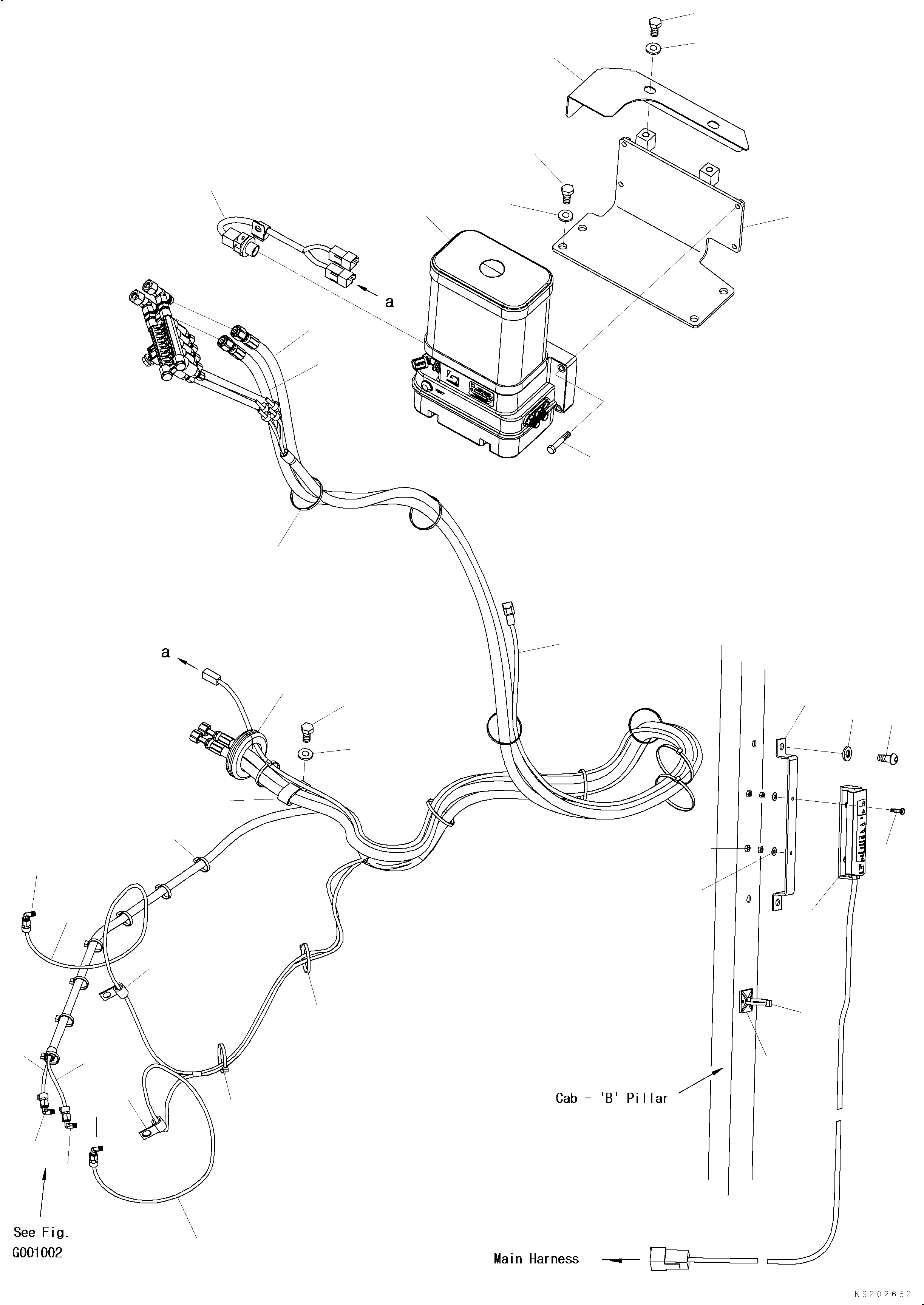 Шланг 2A6-70-K1111 KOMATSU