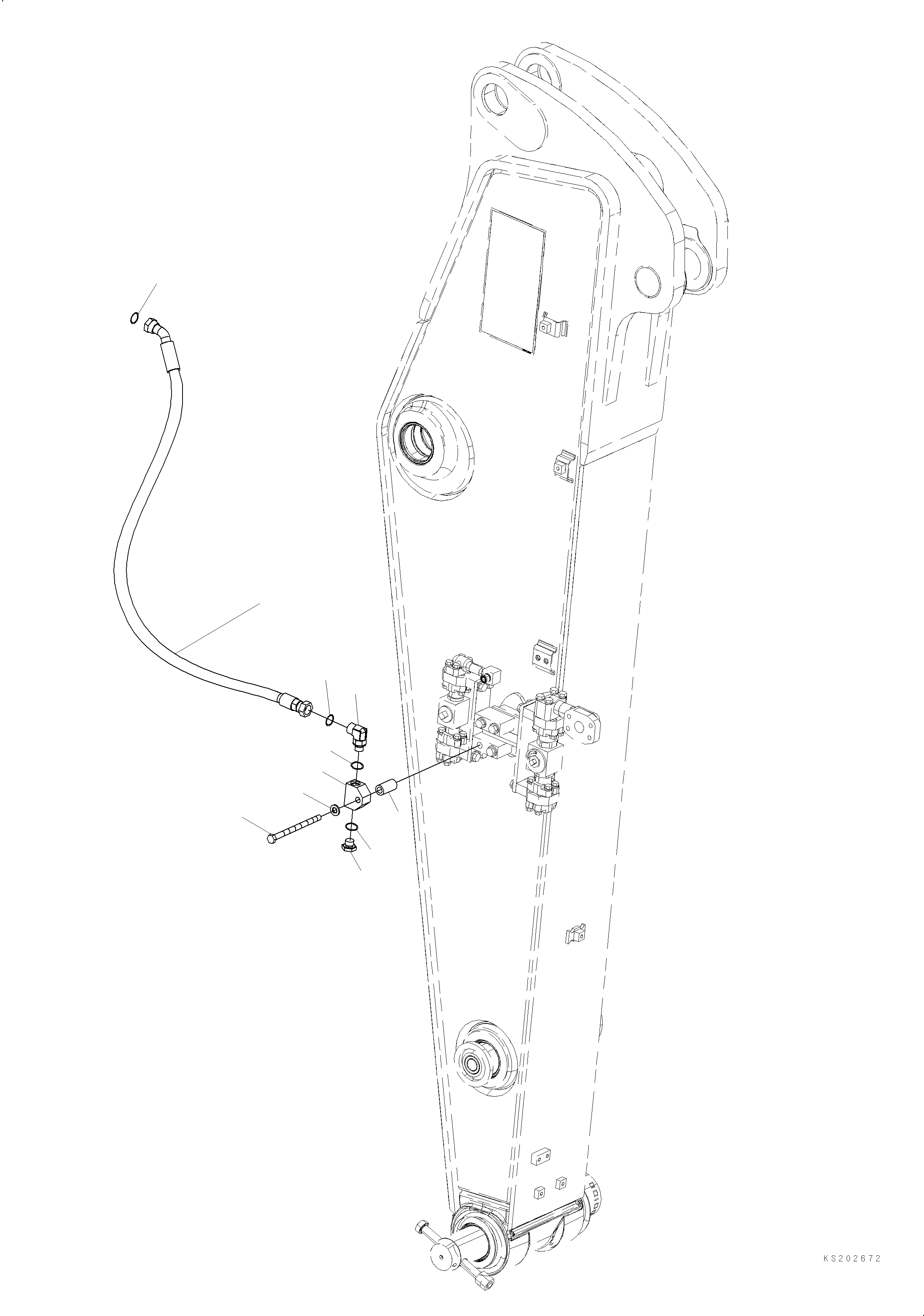 Шланг 02776-20513 KOMATSU