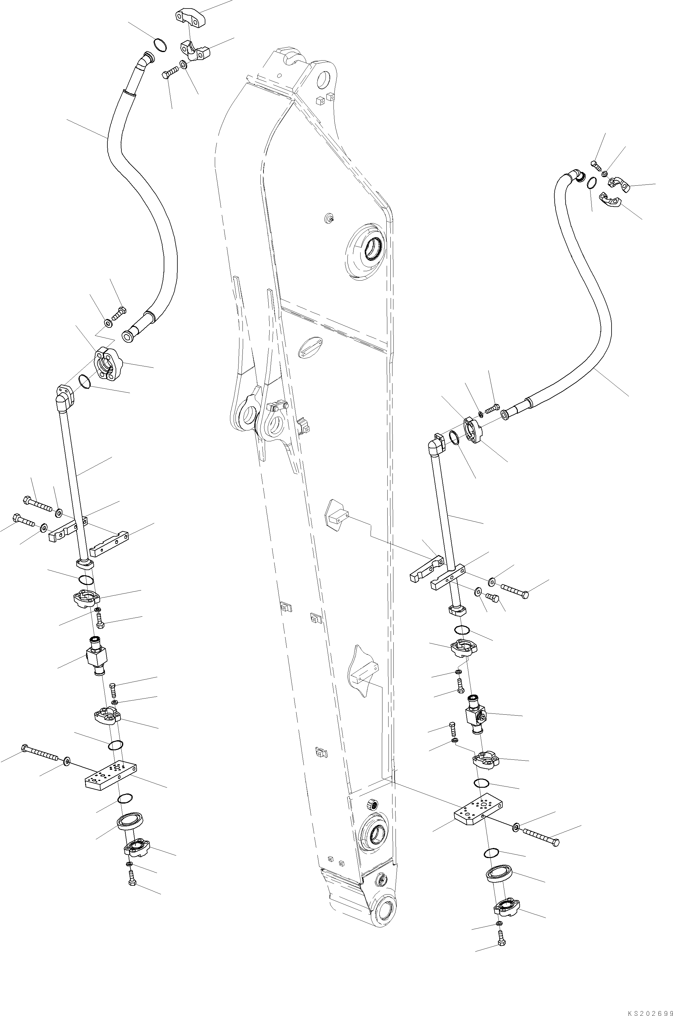 Фланец разъёмный 07371-51970 KOMATSU