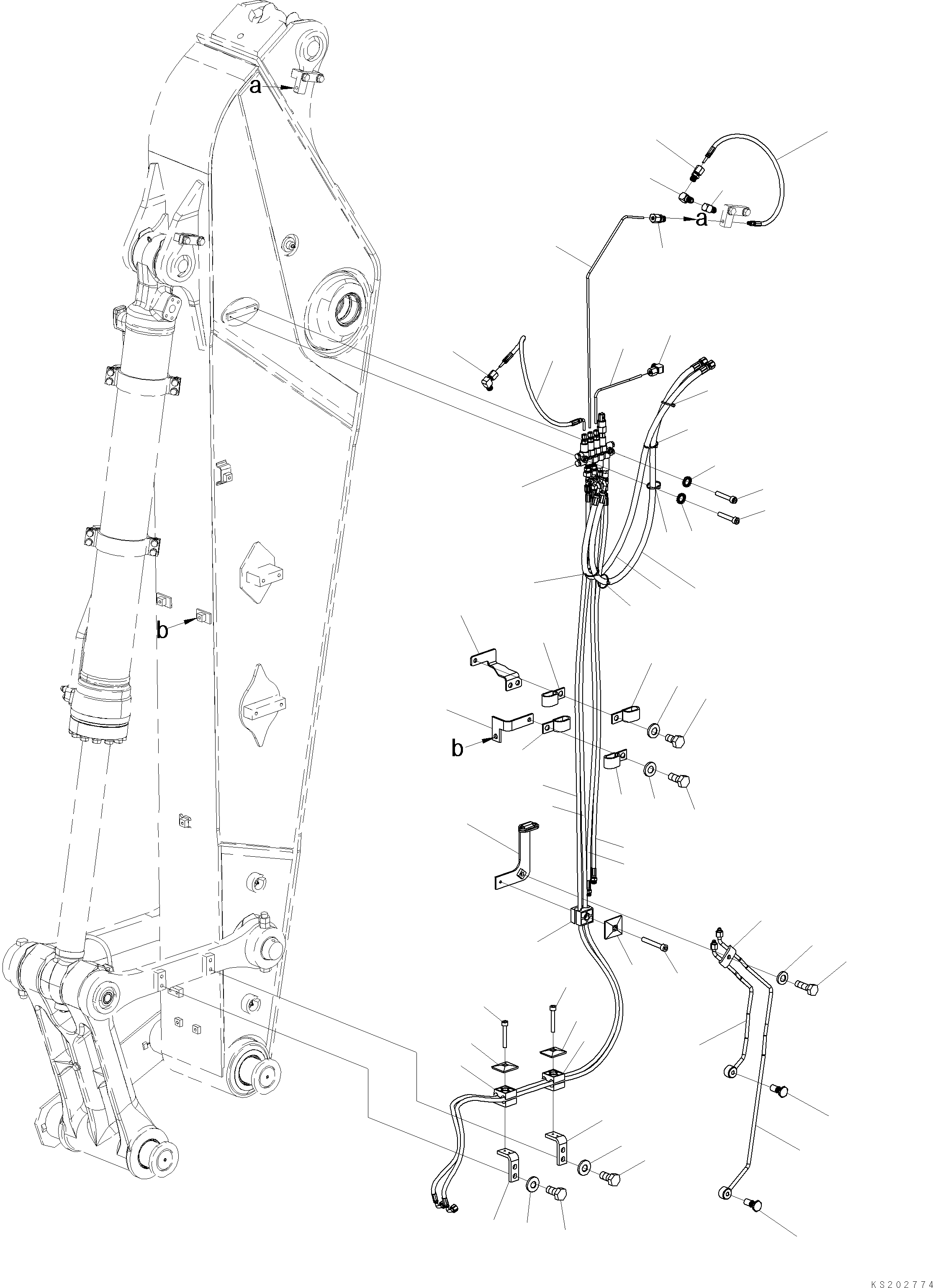 Шланг 2A5-62-K4361 KOMATSU