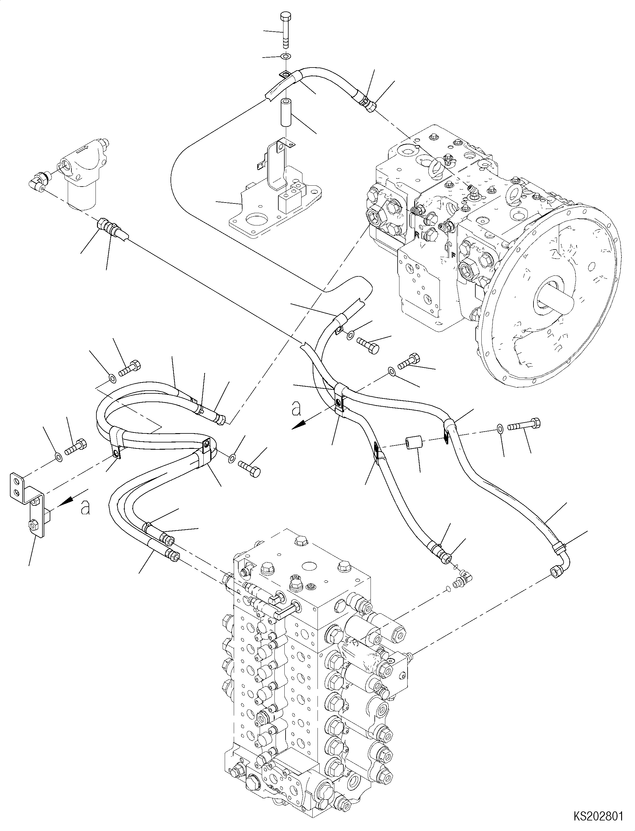 Кронштейн 2A6-62-K4460 KOMATSU