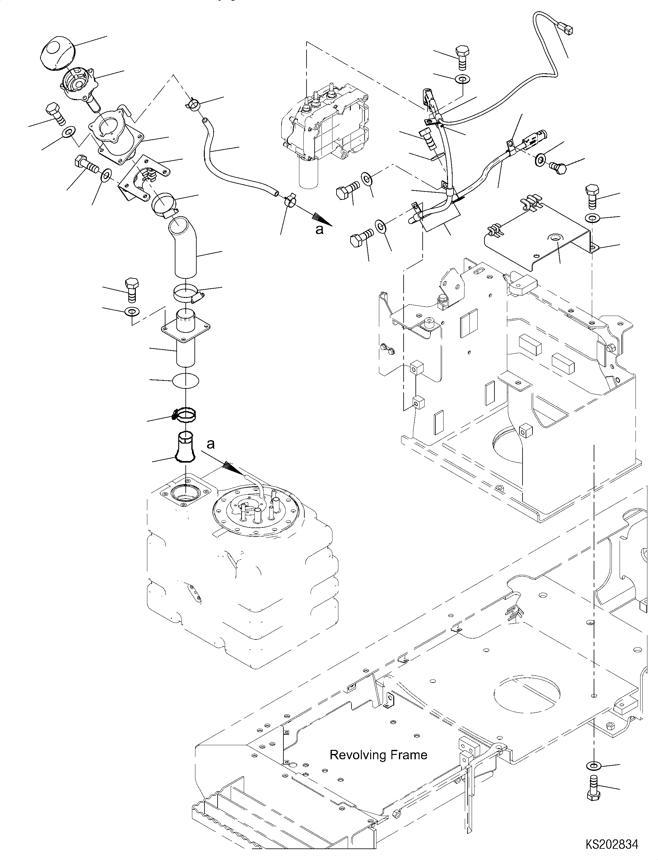 Шланг 2A5-01-K1360 KOMATSU