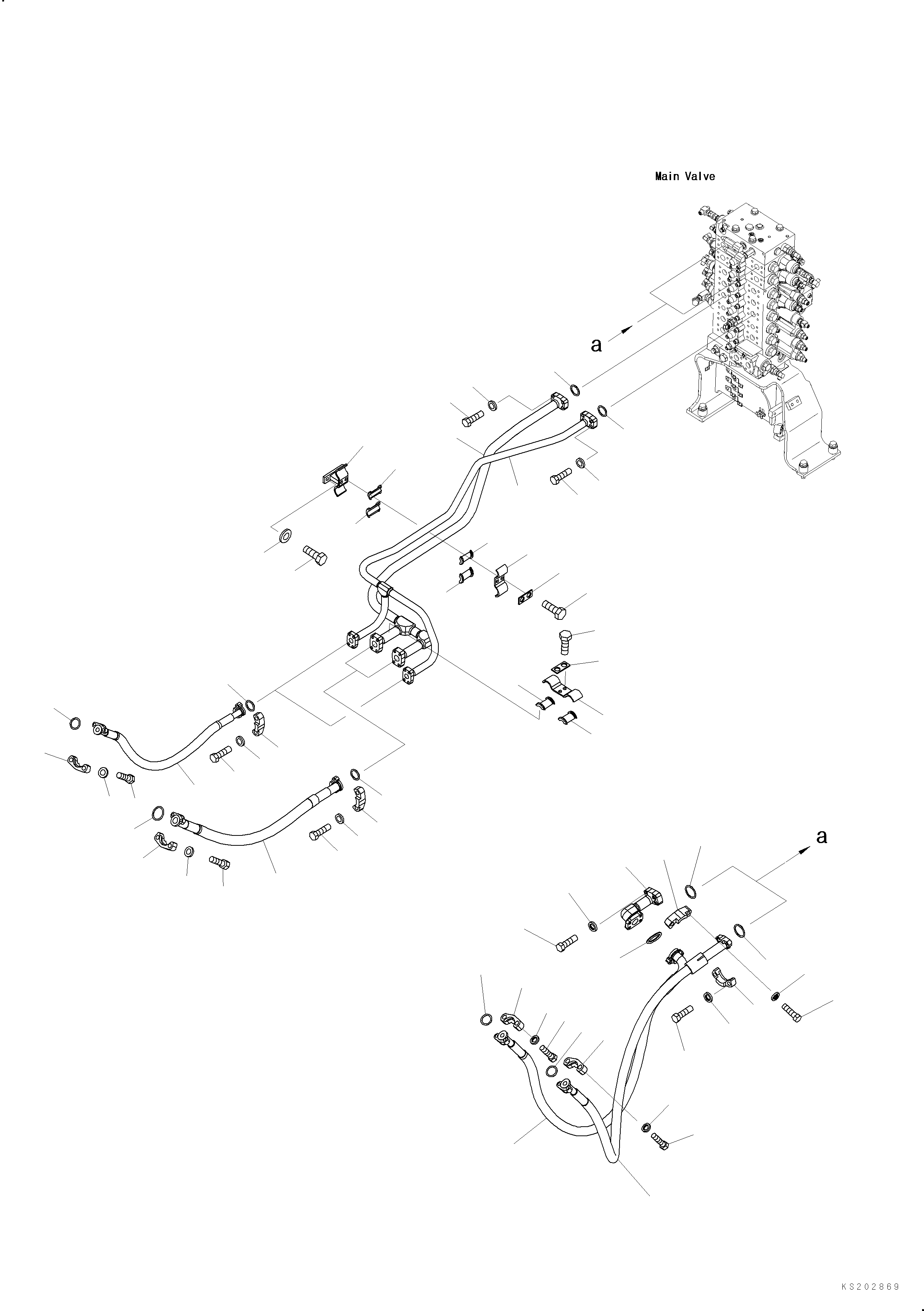 Шланг 2A6-62-K2320 KOMATSU