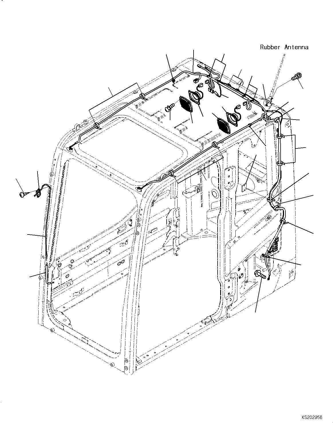 Крючок-наклейка 22U-54-46520 KOMATSU