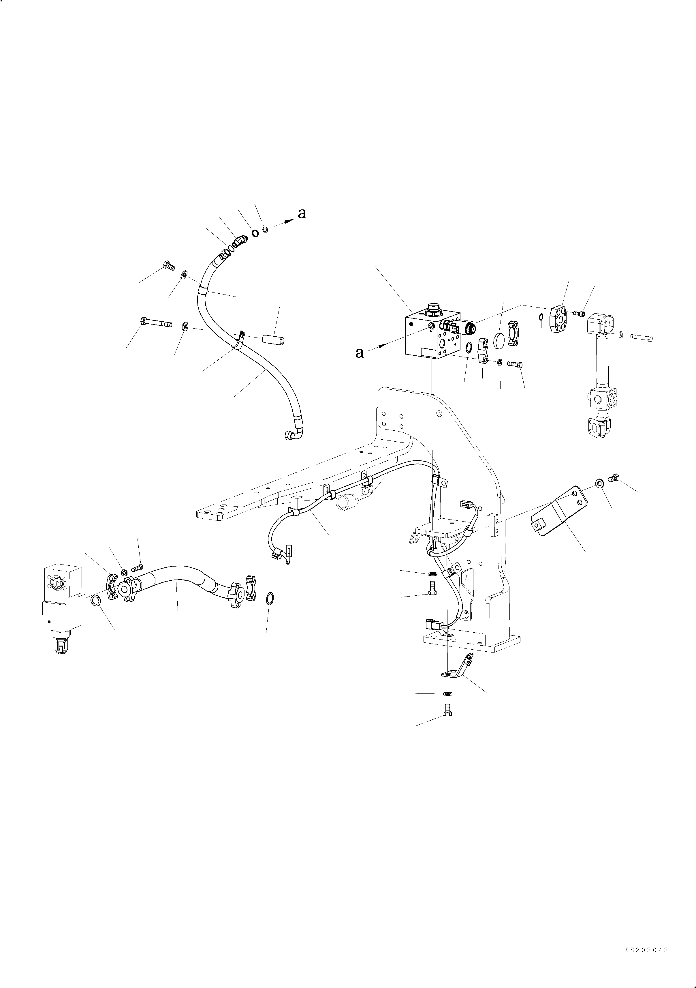 Фланец 2A7-62-21731 KOMATSU
