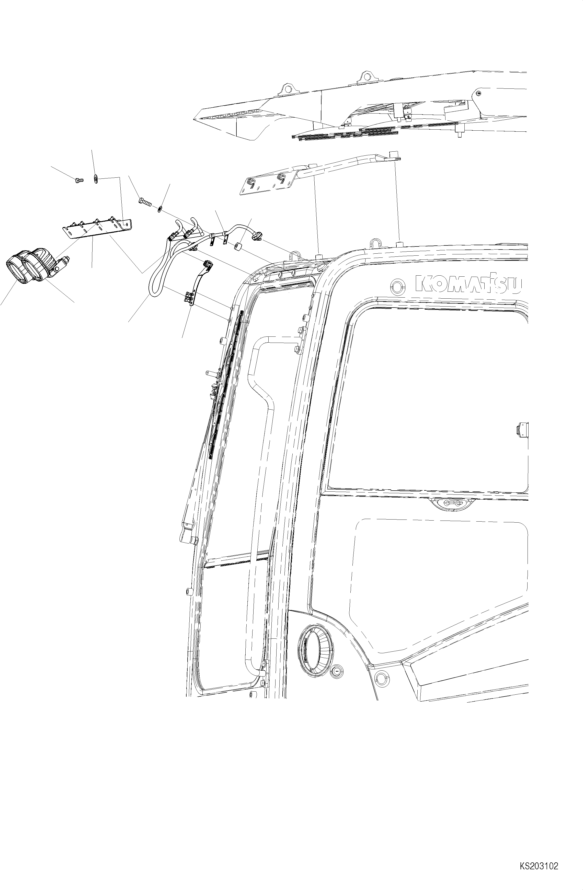 Жгут проводов 2A7-06-K3740 KOMATSU