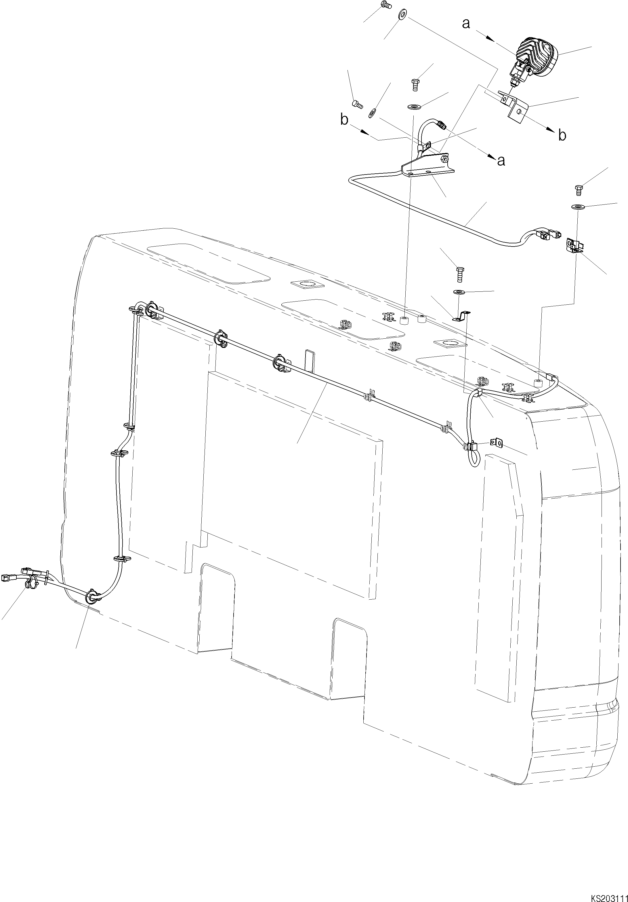 Жгут проводов 2A5-06-K2851 KOMATSU