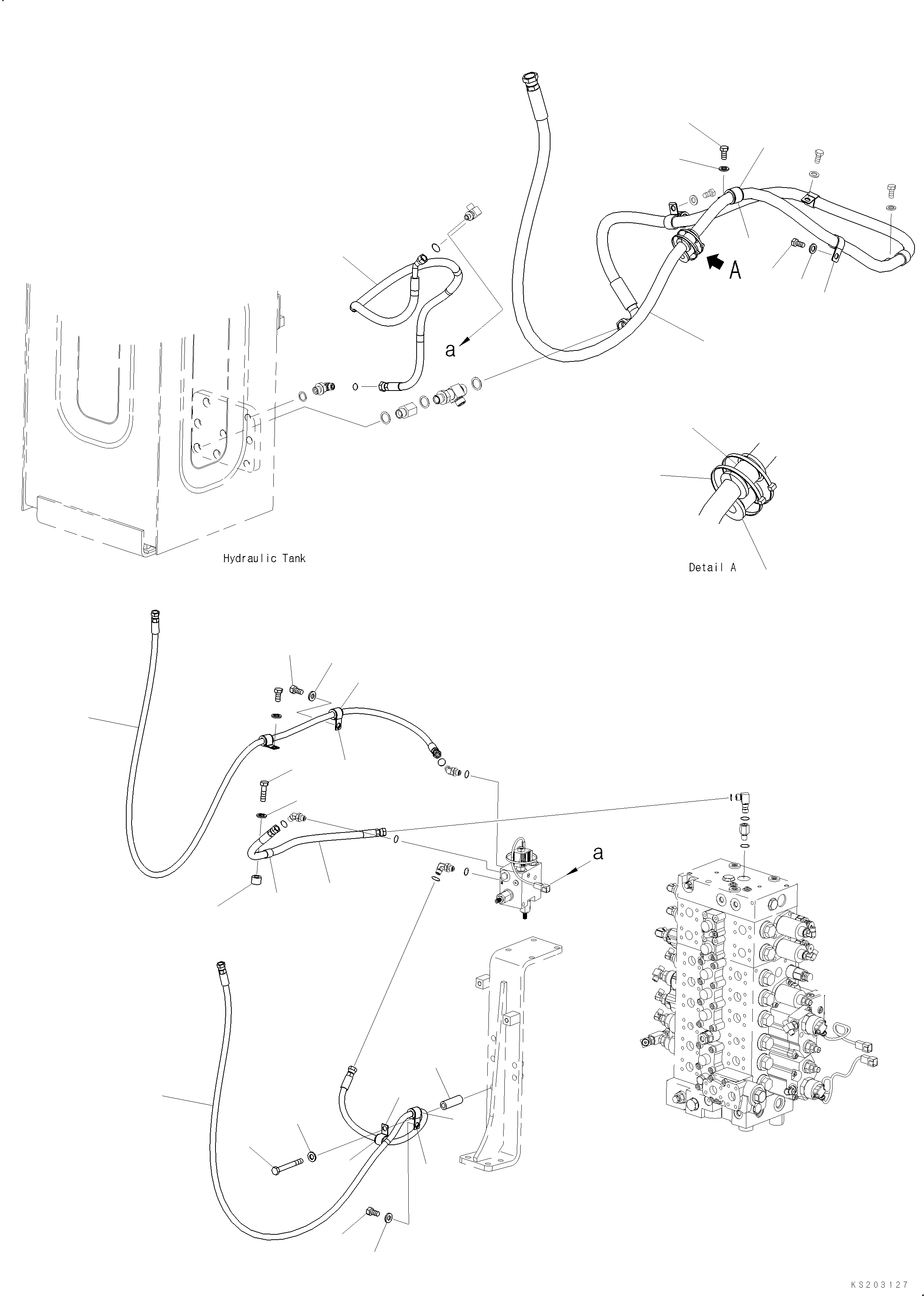 Шланг 2A5-62-29310 KOMATSU