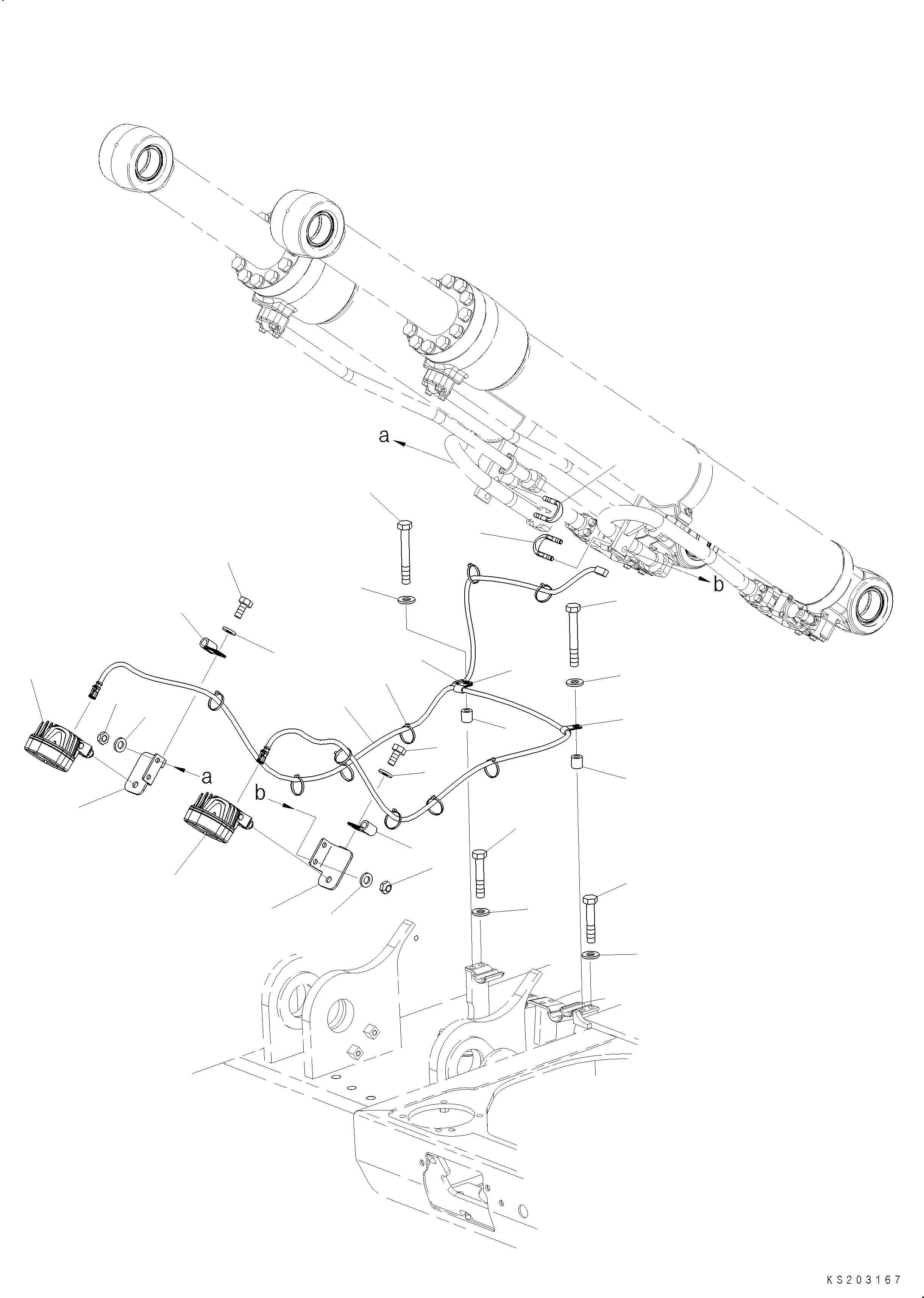 Кронштейн 2A6-06-K1450 KOMATSU